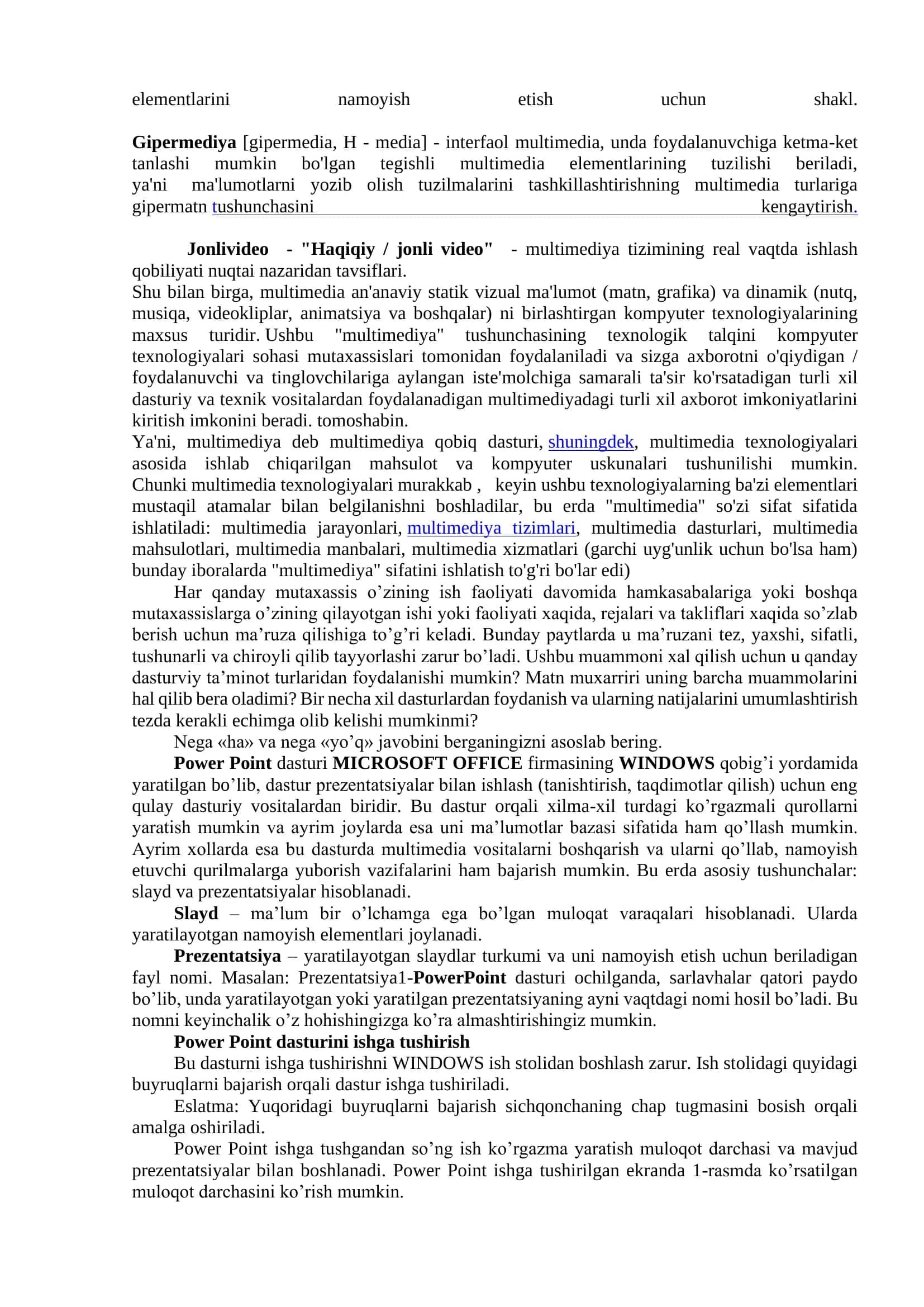 Ovoz, grafik va matnli axborotlarni kodlash 2
