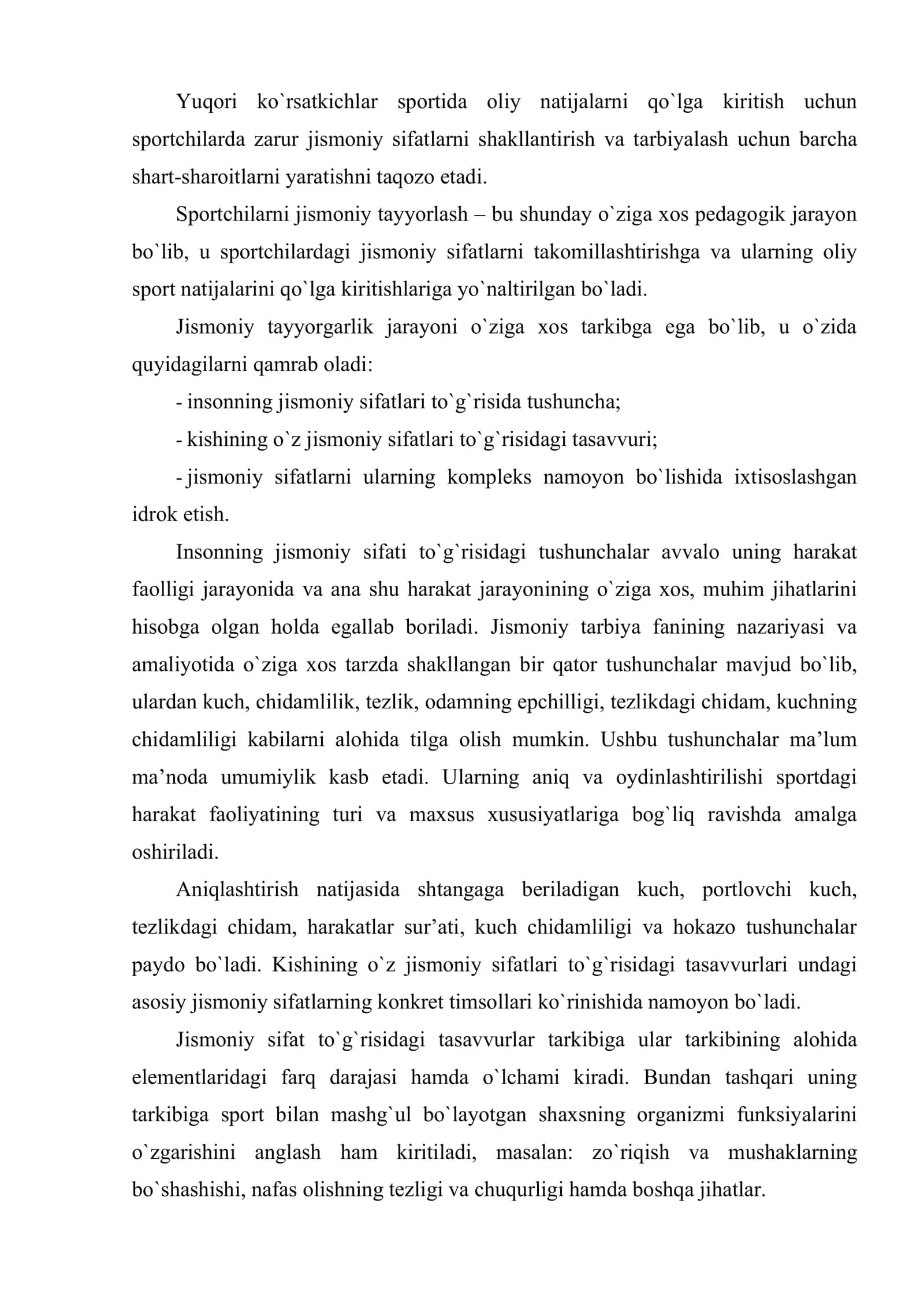Sportchini jismoniy tayyorlashning psixologik asoslari 2