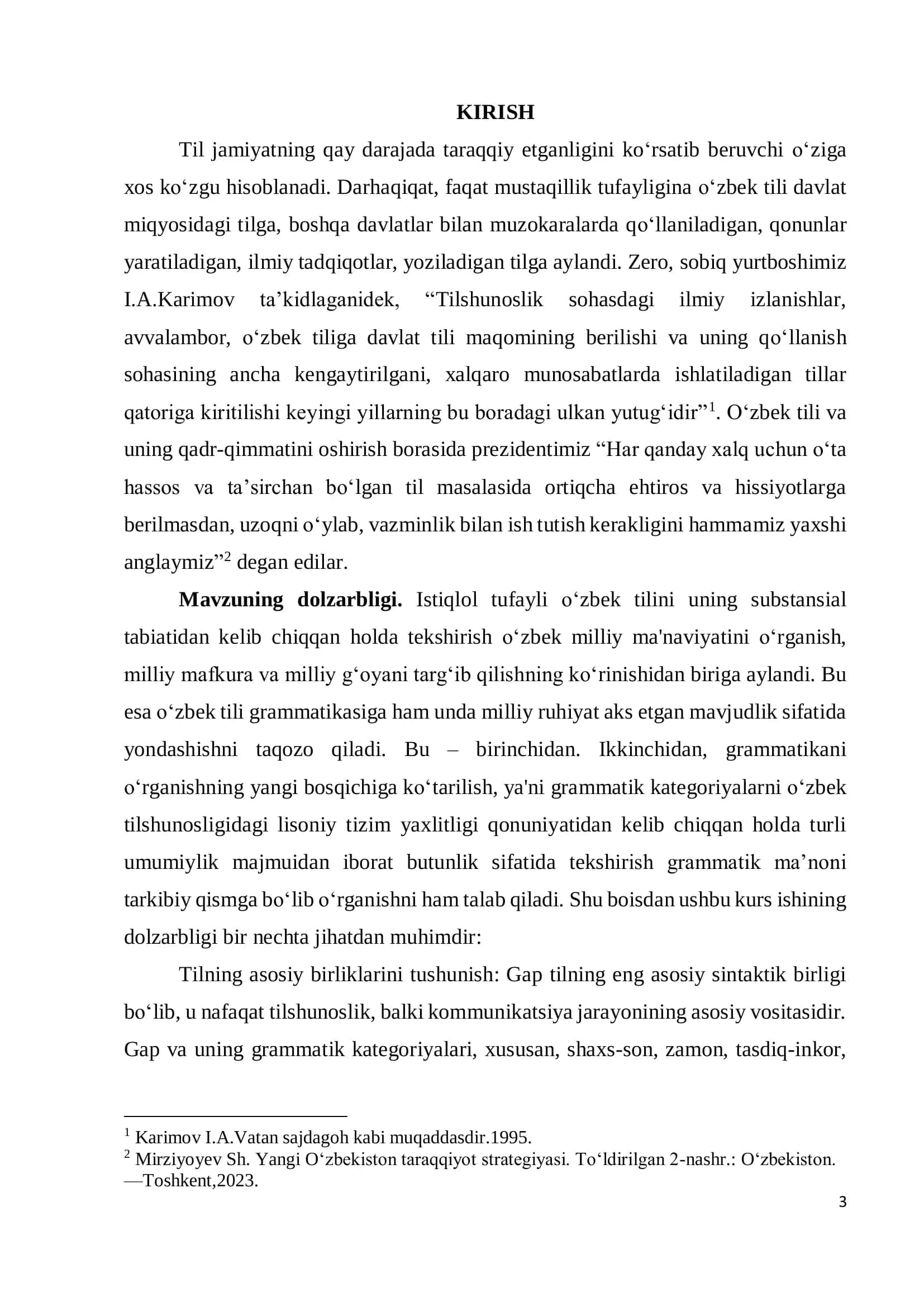GAP va uning KATEGORIYASI 2