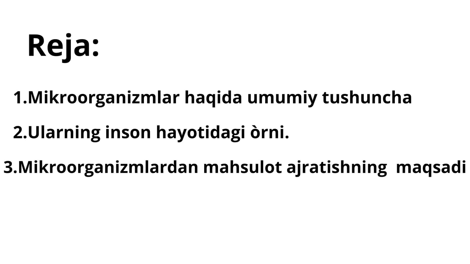 MUSTAQIL ISH Mikroorganizmlardan zarur mahsulotlarni ajratish 2