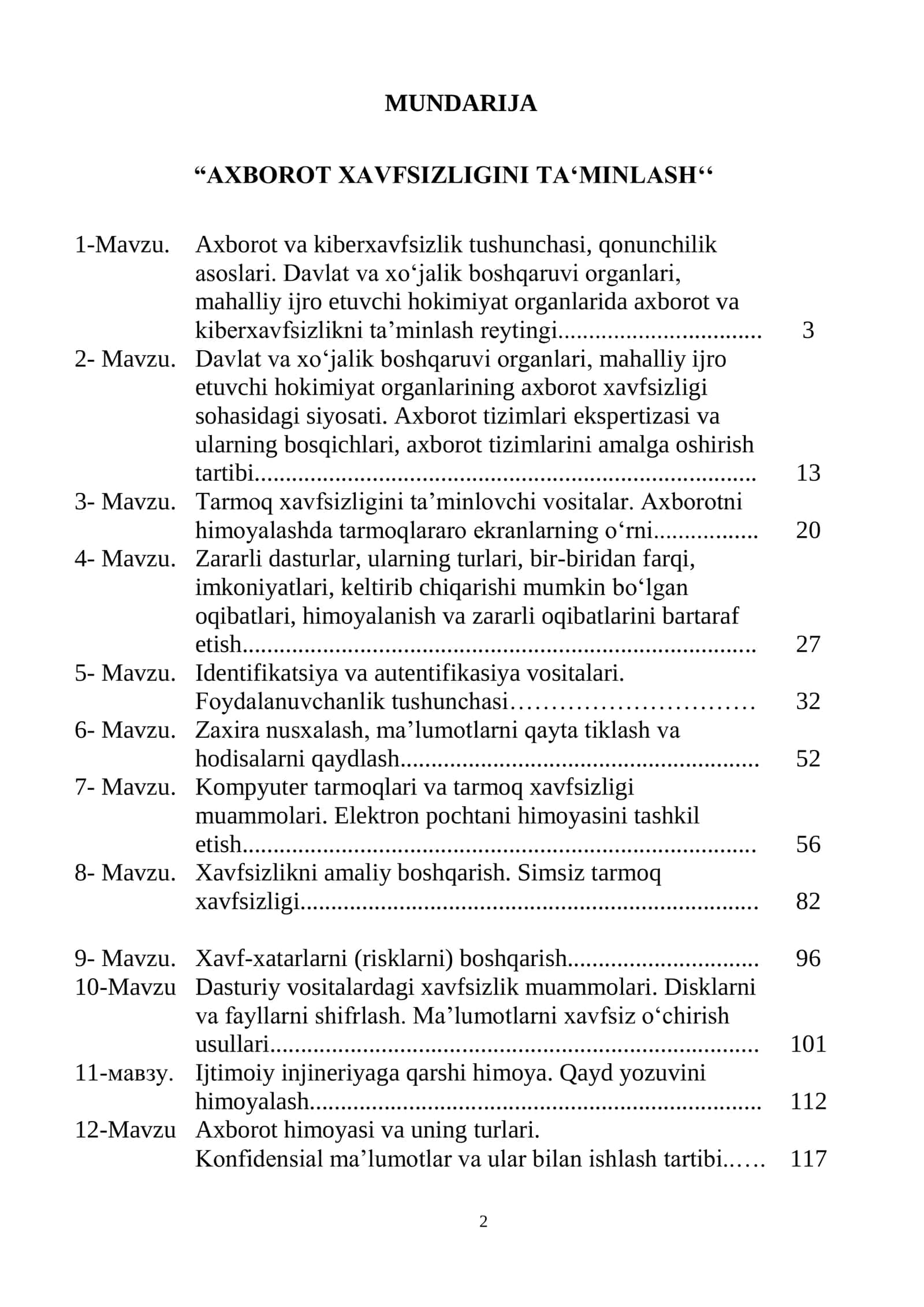 STATISTIKA AGENTLIGI KADRLAR MALAKASINI OSHIRISH VA STATISTIKA TADQIQOTLAR INSTITUTI 2