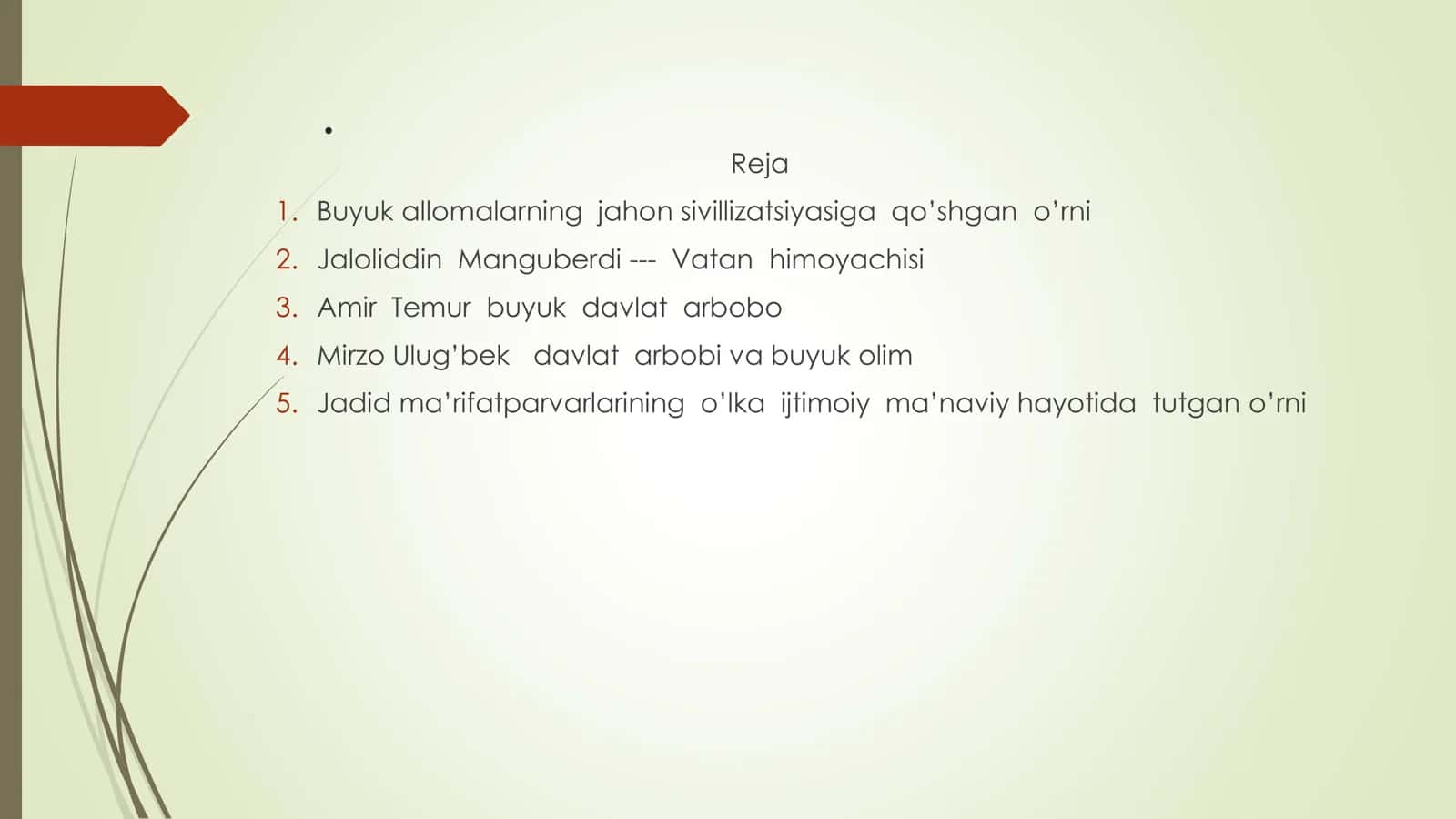 IX – XII asrlarda mamlakatimiz hududida ro’y bergan madaniy uyg’onish 2