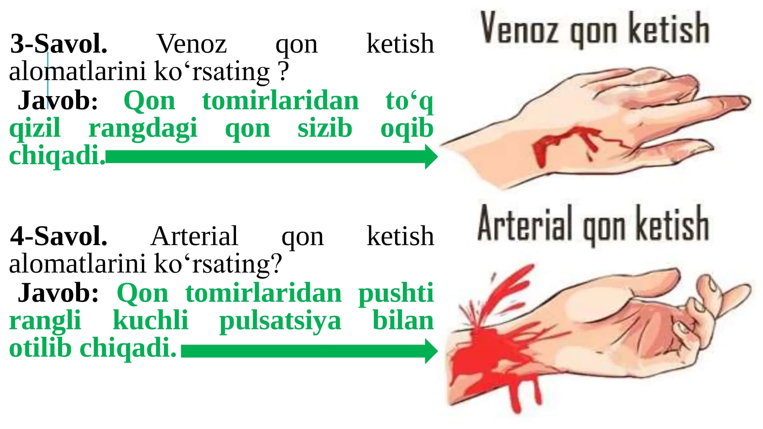 YTH da birinchi tibbiy yordam ko'rsatish. 2