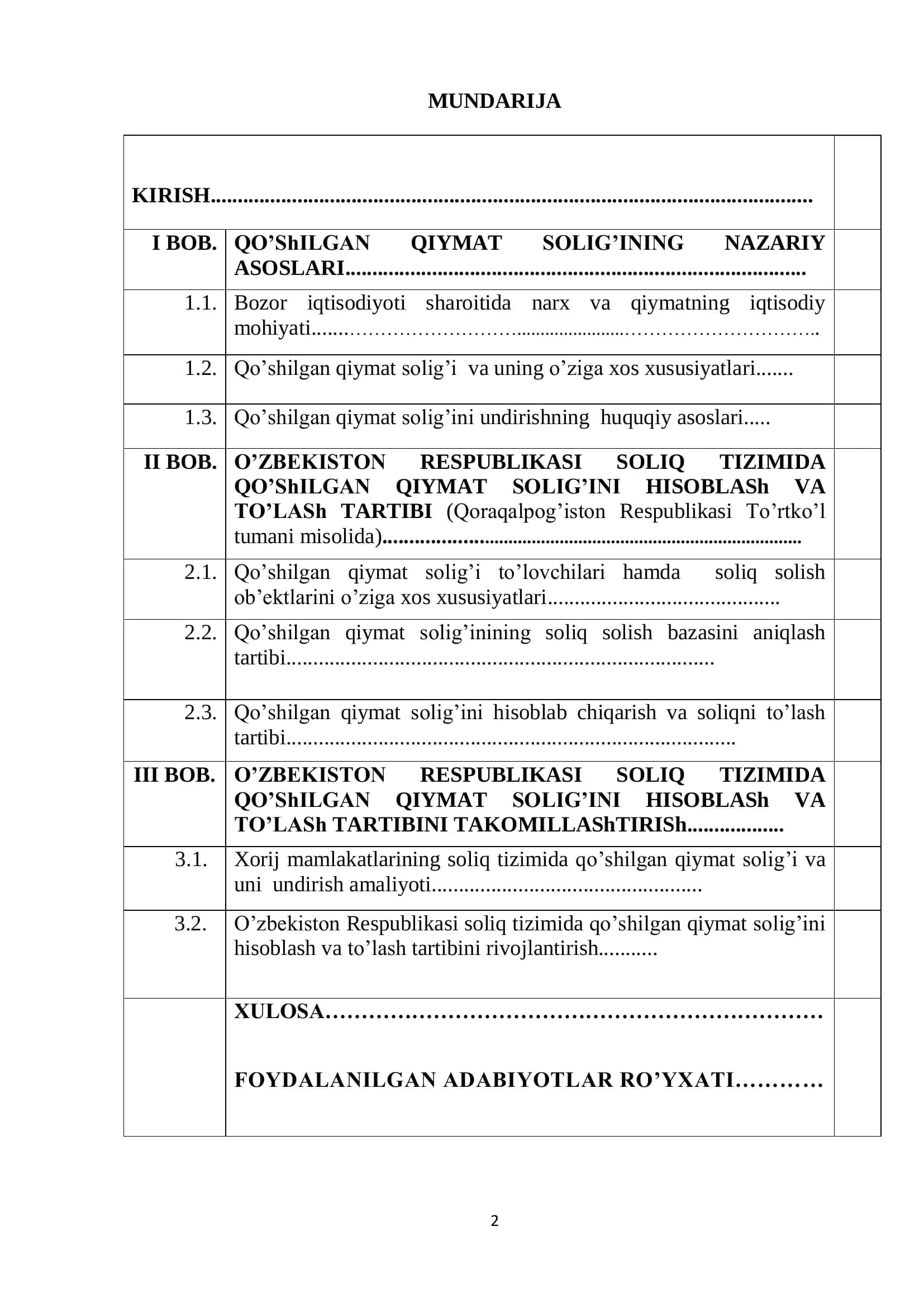 Qo‘shilgan Qiyimat Solig‘ini Hisoblash va To‘lash Tartibi 2