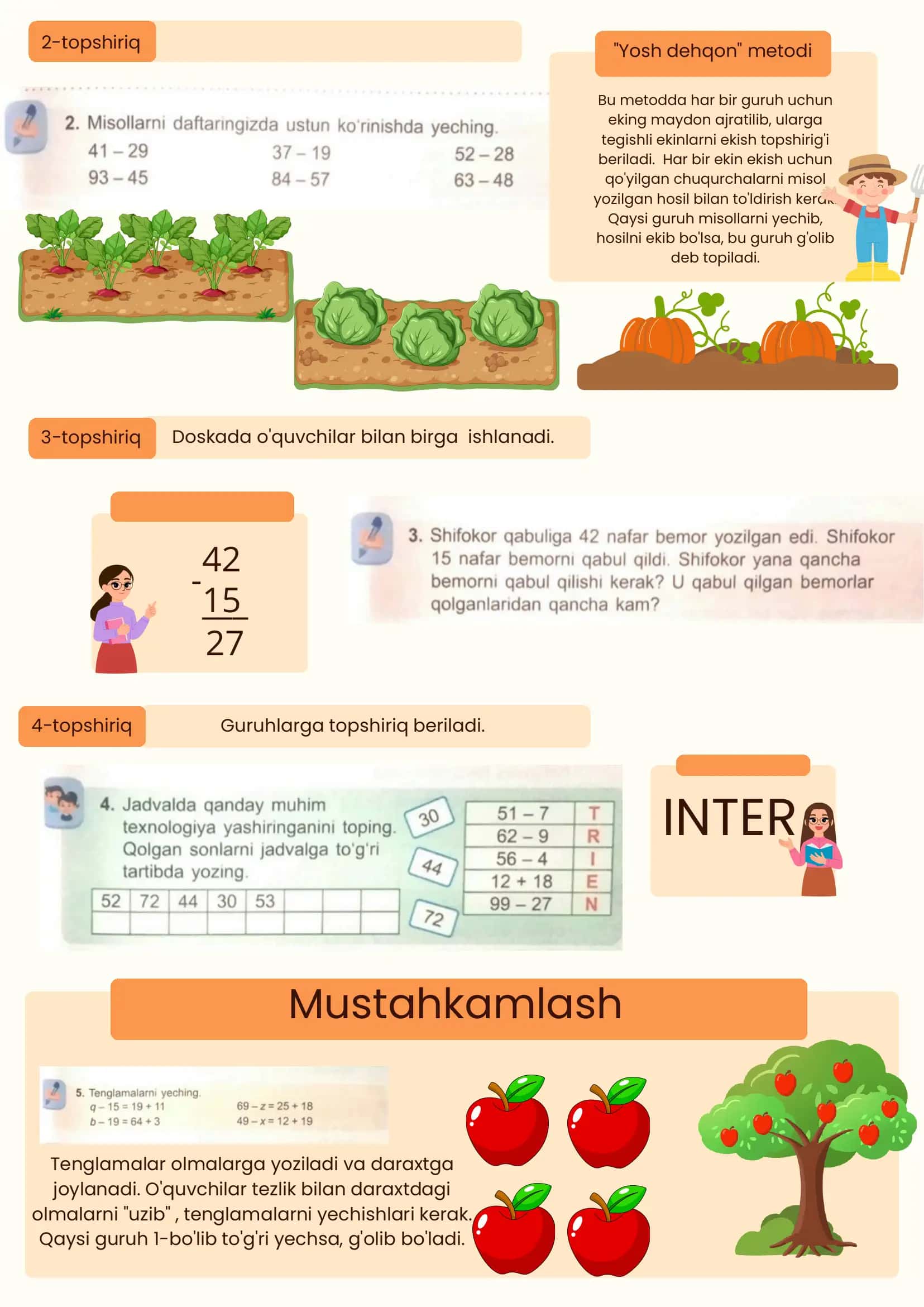 Matematika fanidan dars ishlanma 2