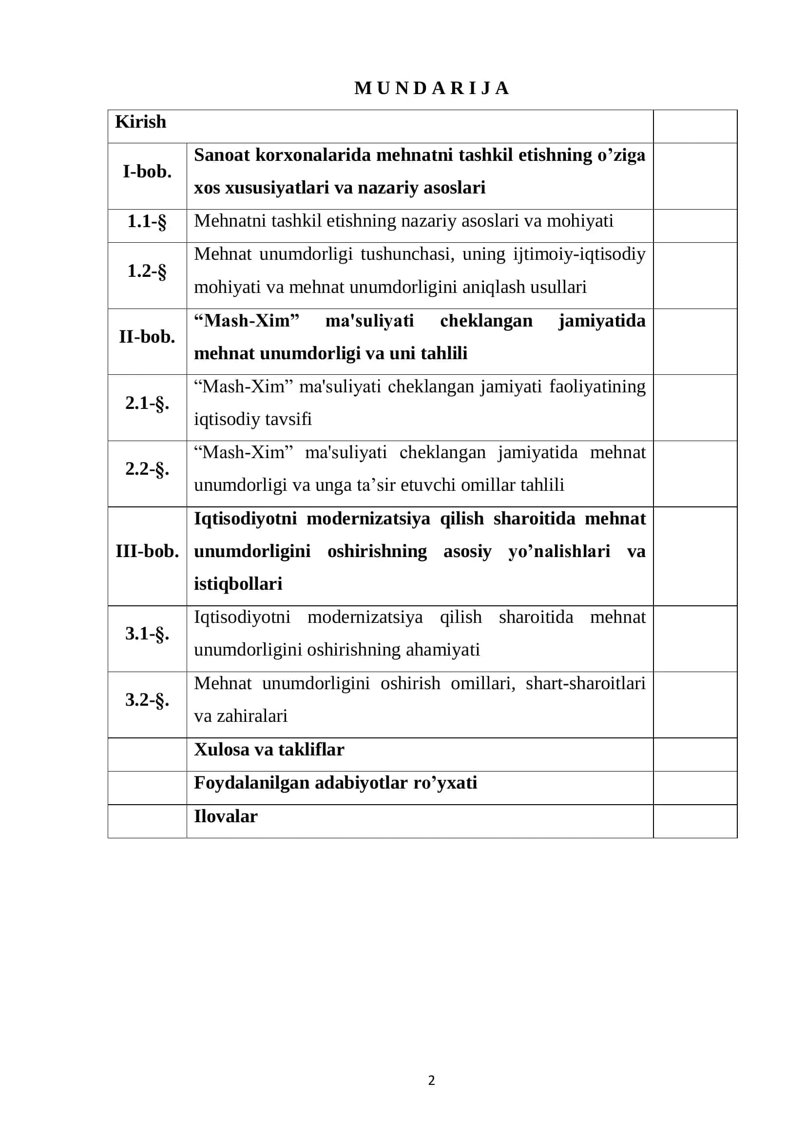 Sanoat korxonalarida mehnat unumdorligini oshirish yo’llari 2