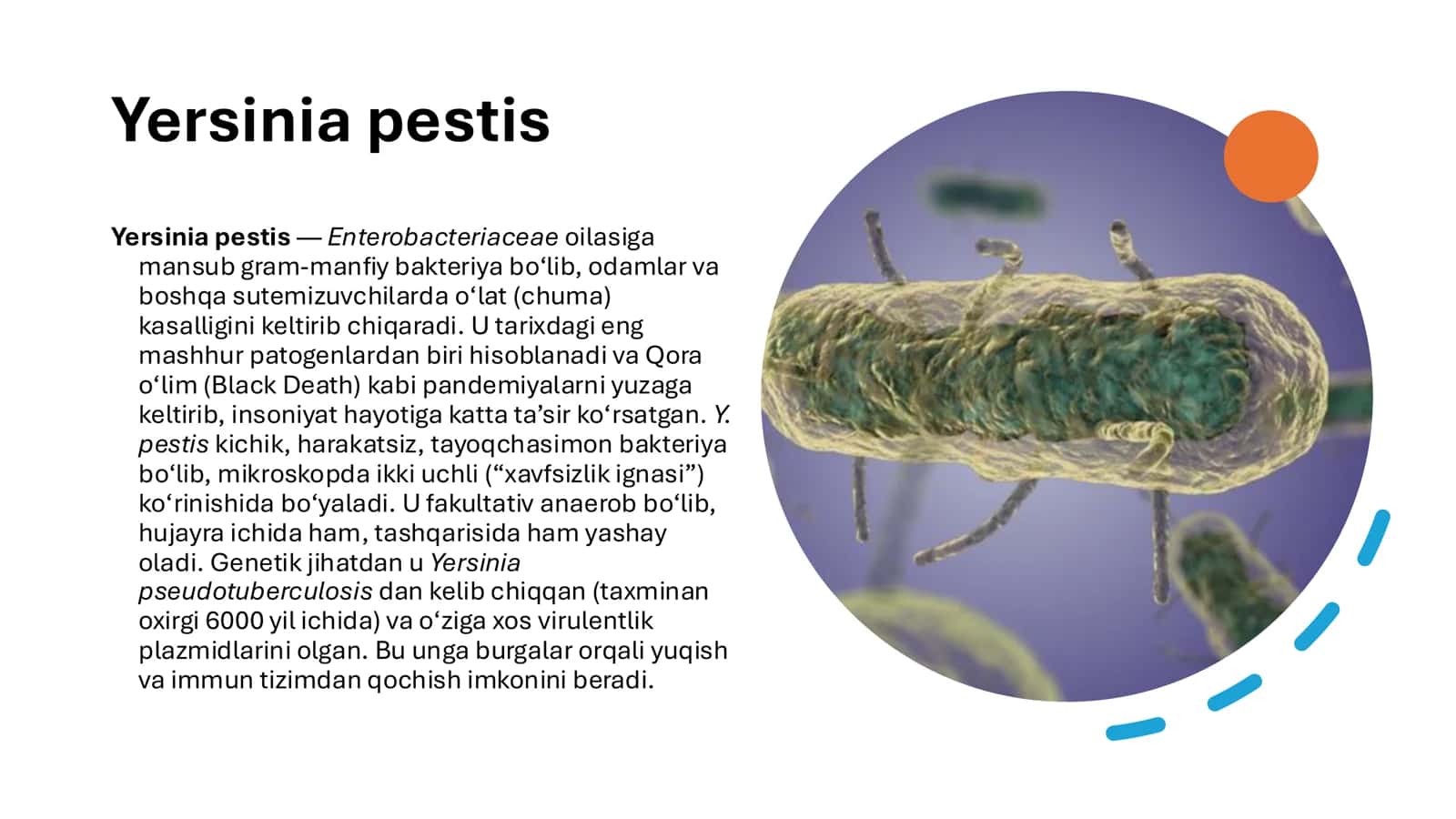 Yersinia pestis, Francisella tularensis keltirib chiqargan kasalliklar patogenezi, laborator tashhisi. Maxsus profilaktika va terapiyasi. 2