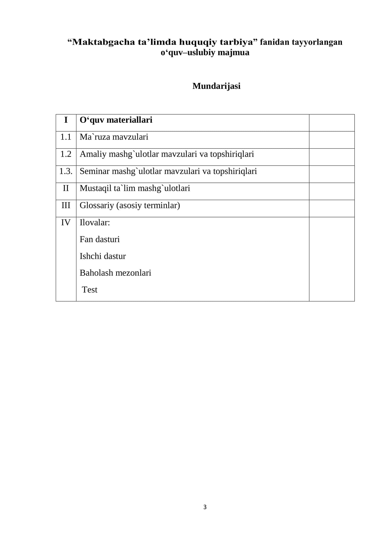 MAKTABGACHA TA’LIMDA HUQUQIY TARBIYA 2