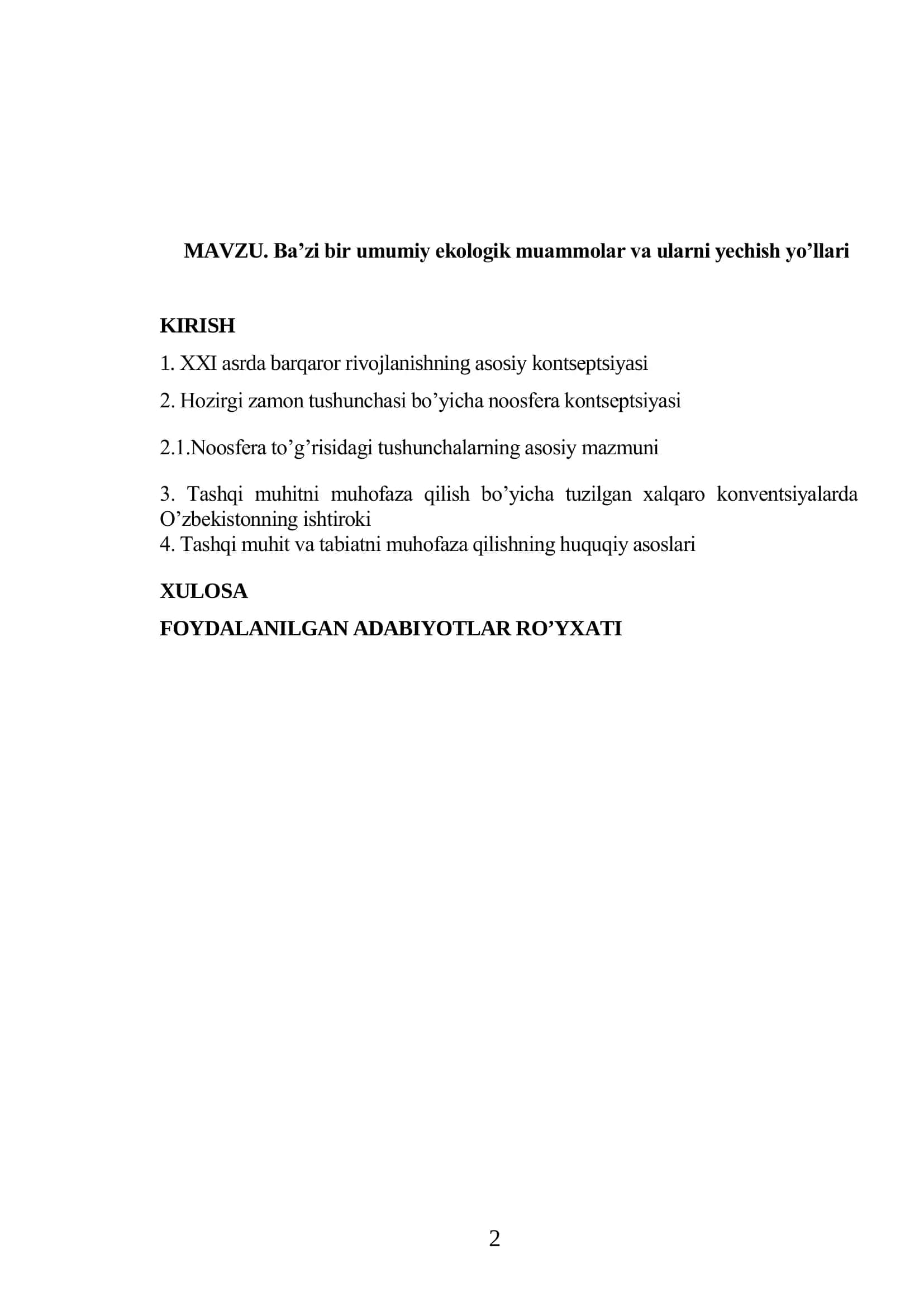 Hozirgi zamon ekologik krizis 2