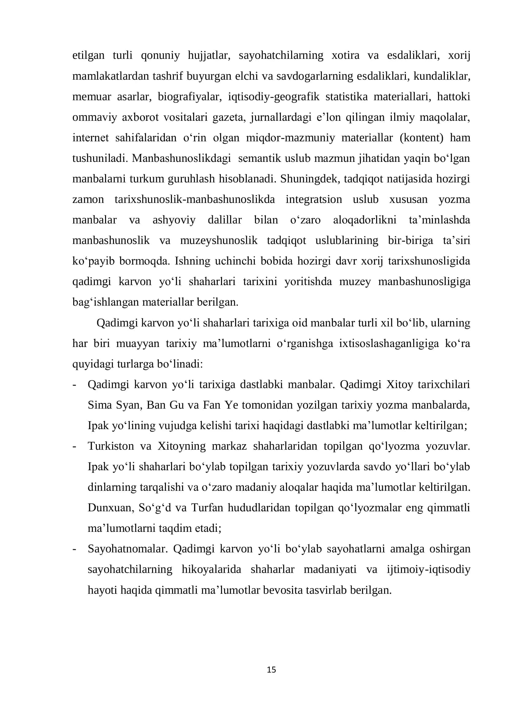 Manba va manbalarni tahlil qilish 2