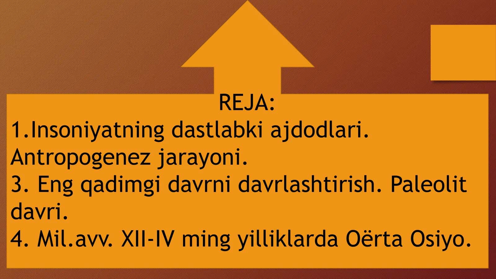 O‘zbekistonning ibtidoiy to‘da davri tarixi va urug‘chilik jamoasi 2