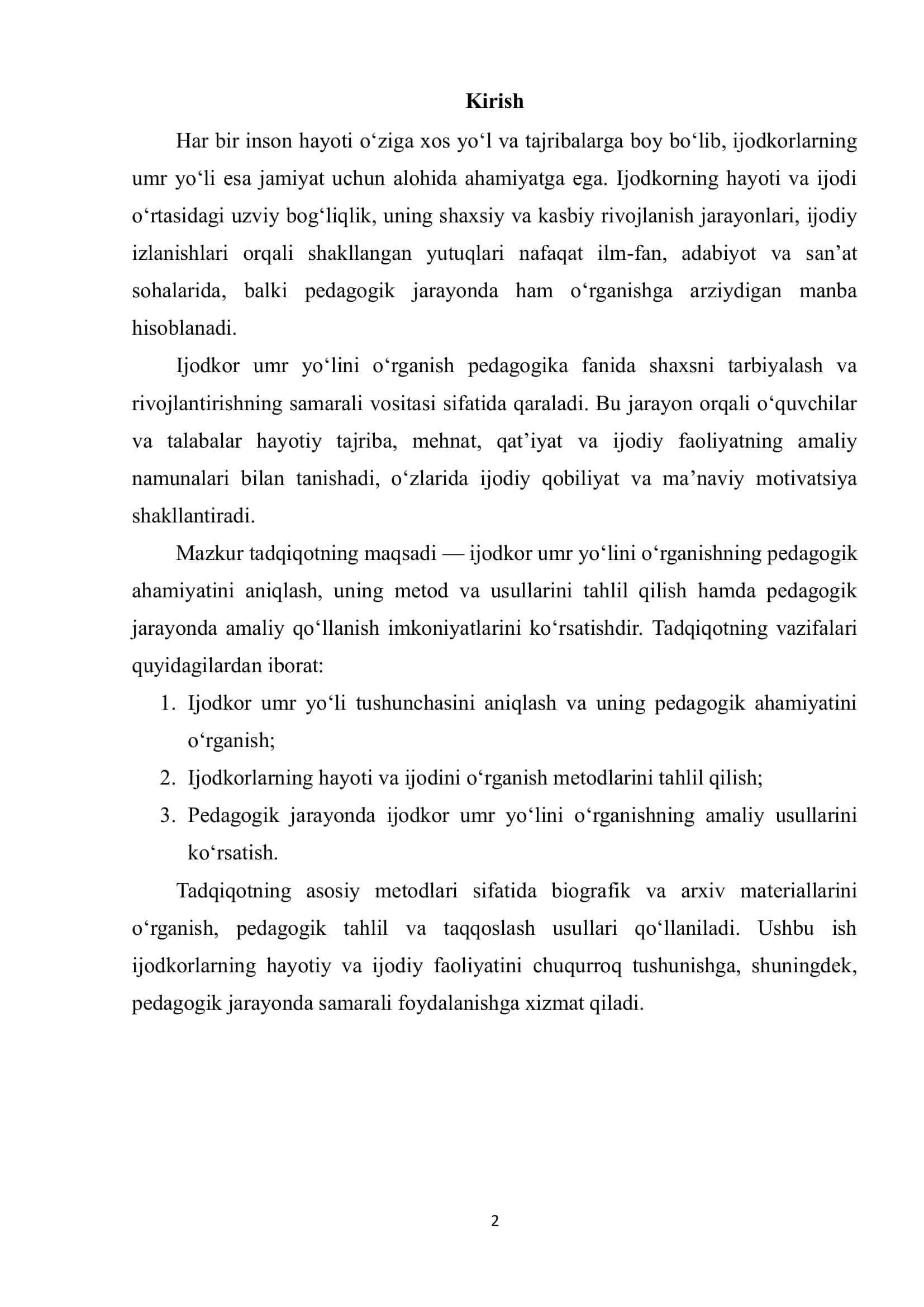 Ijodkor umr yo‘lini o‘rganishning pedagogik zaruriyati 2