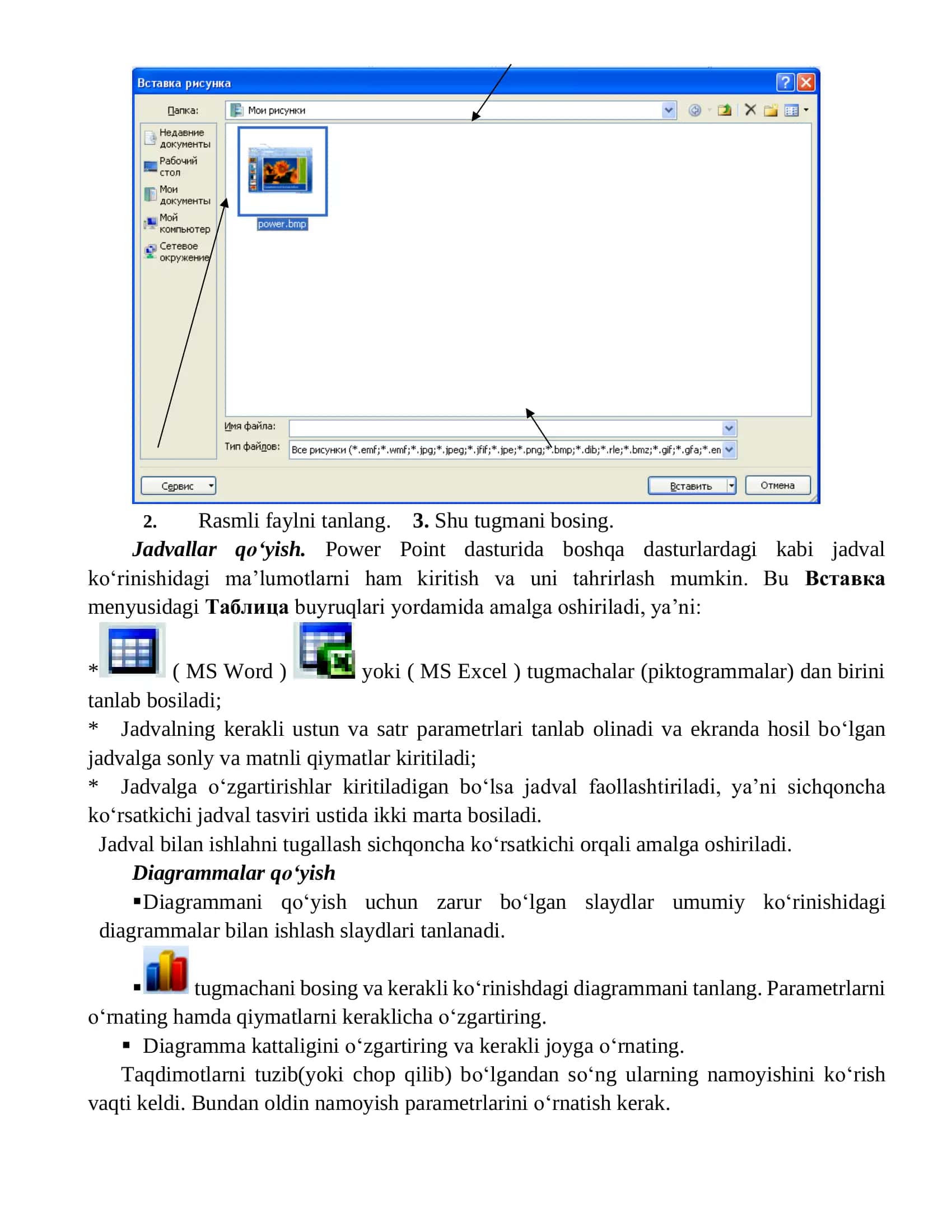 Microsoft Power Point dasturi 2