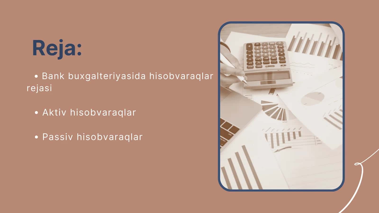 Aktiv va passiv hisobvaraqlar mazmuni 2