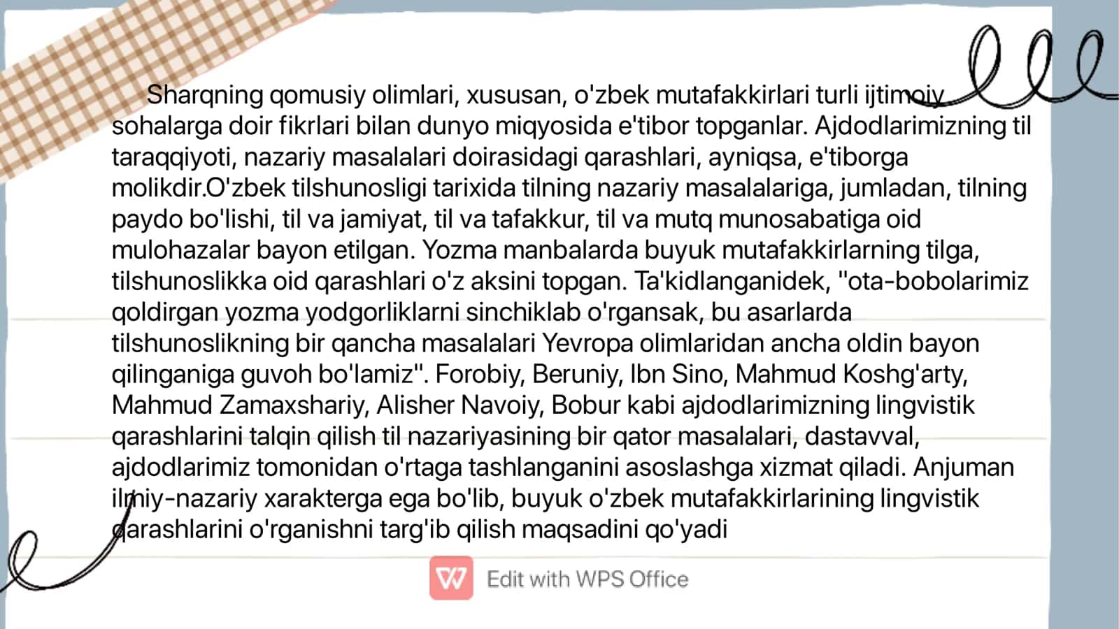 Sharq mutafakkirlarining til shakllanishiga oid qarashlari 2