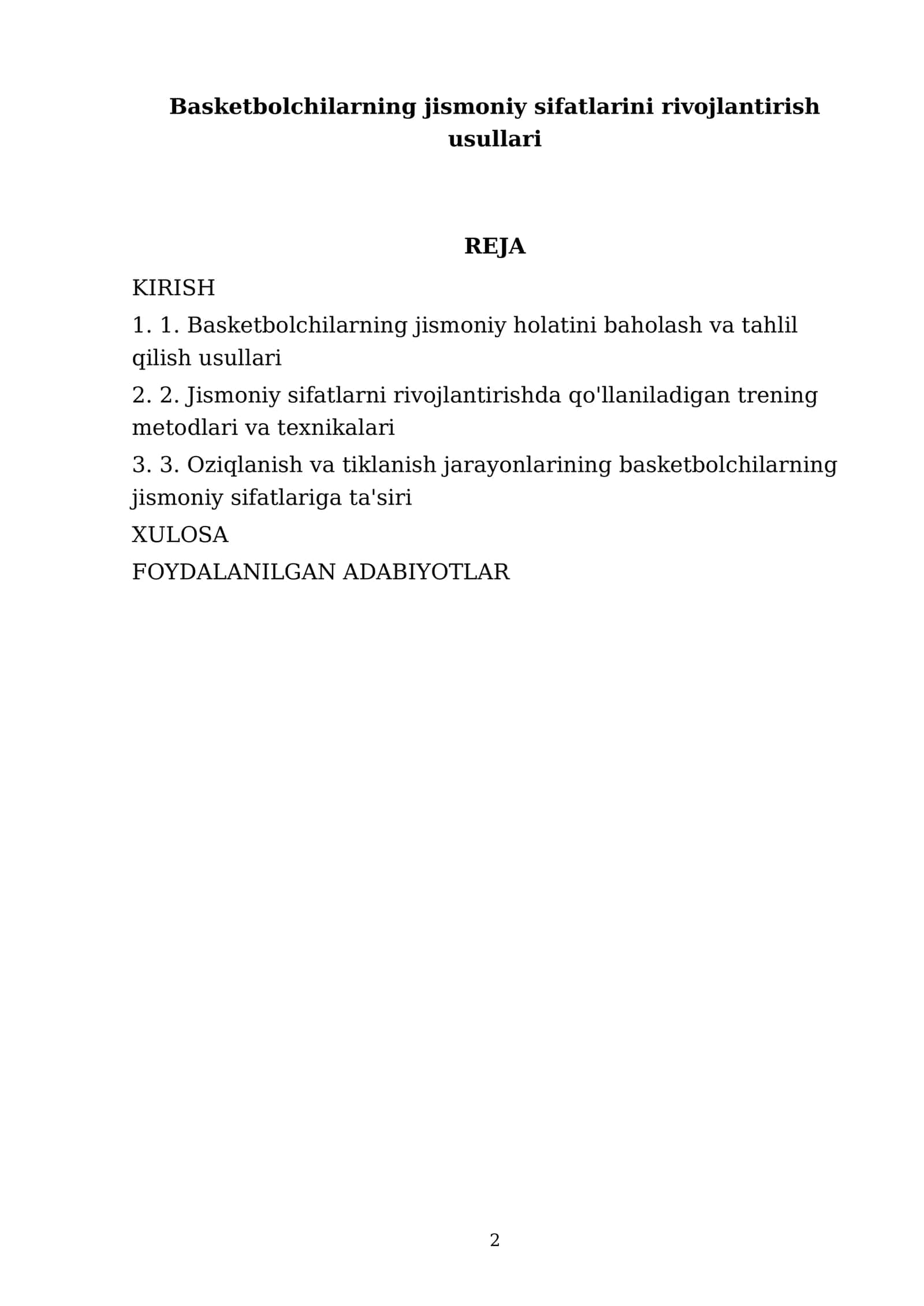Basketbolchilarning jismoniy sifatlarini rivojlantirish usullari 2