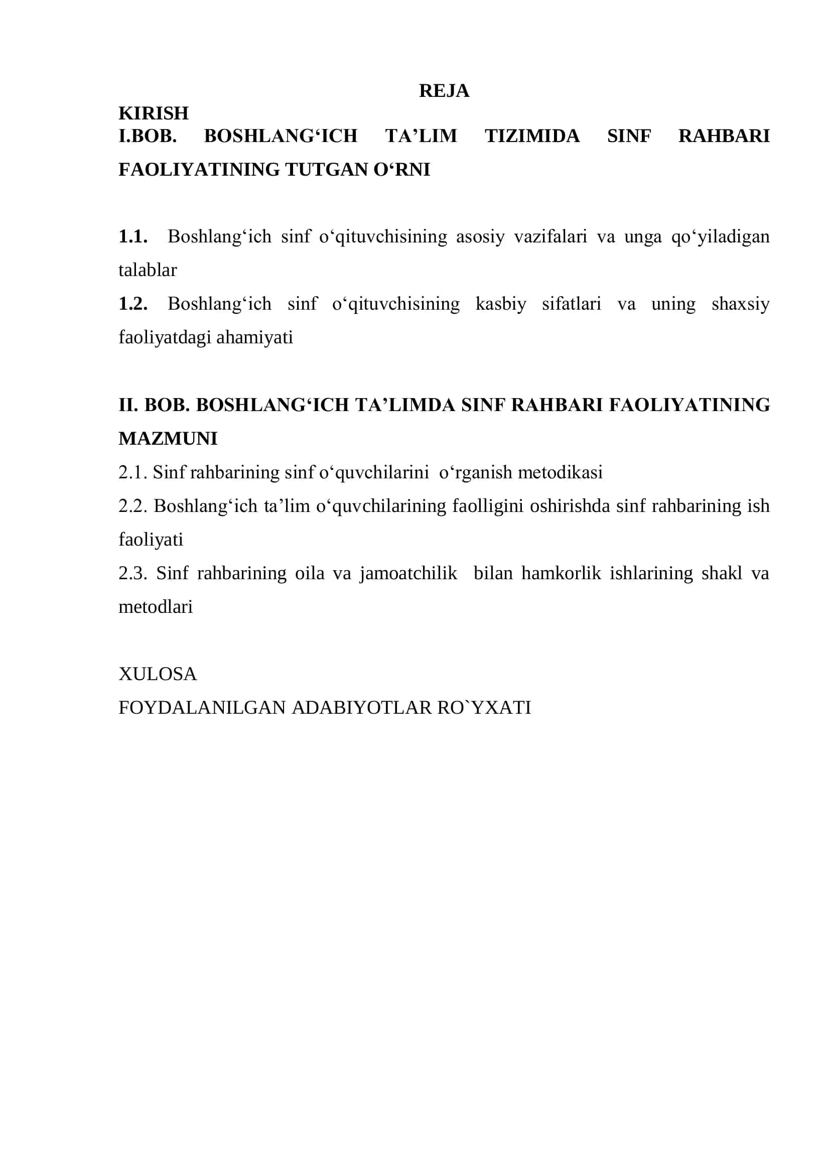 Boshlang‘ich Sinf O‘quvchilarining Ta‘lim-Tarbiyasida Sinf Rahbarining Ish Yuritish Metodlari 2