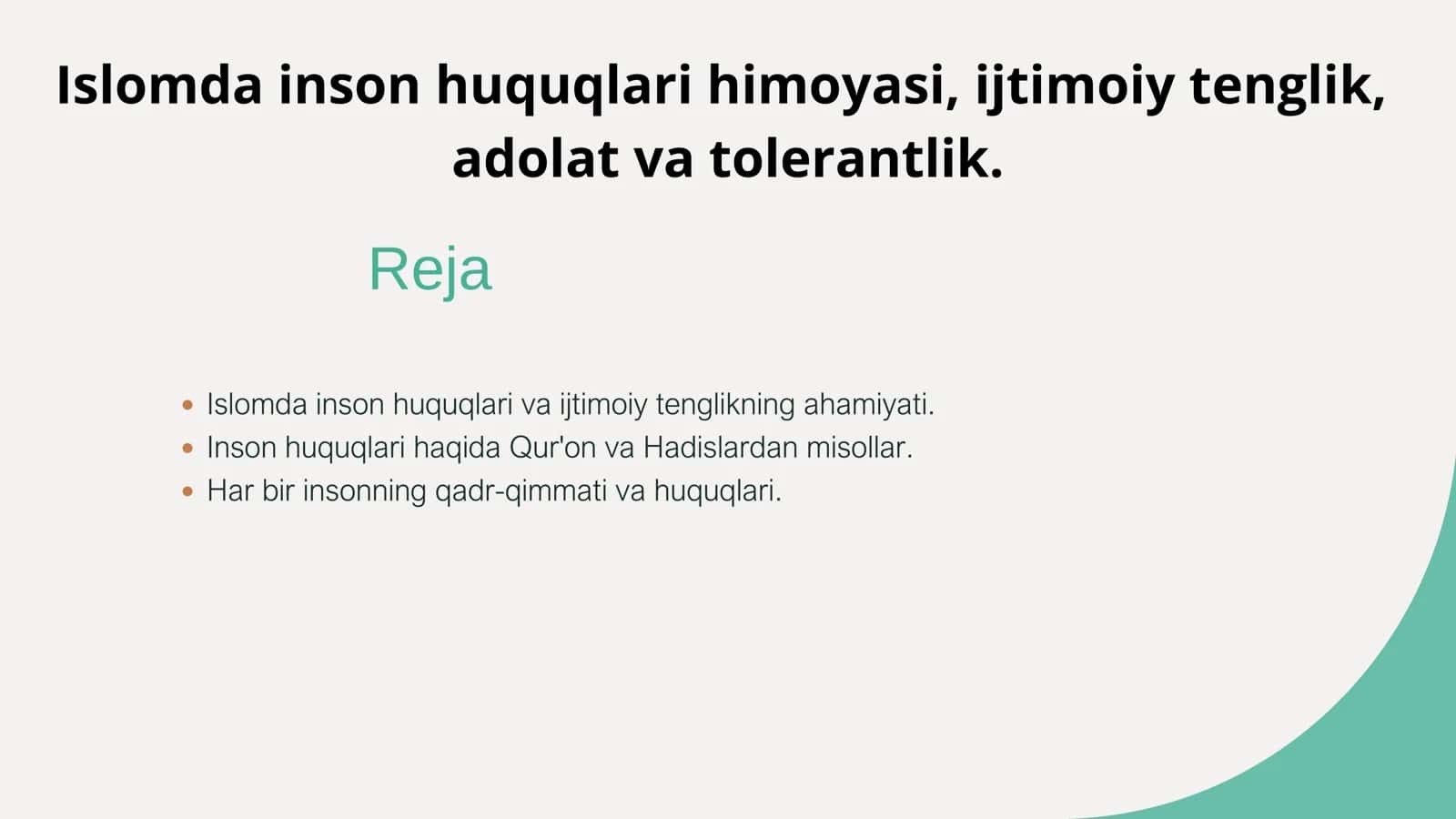 Dinshunoslik fanining tayyorlagan Mustaqil ishi 2
