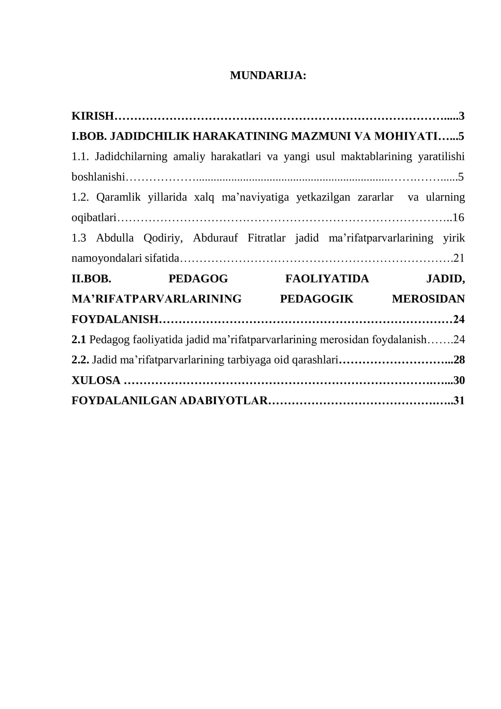 PEDAGOG FAOLIYATIDA JADID MA’RIFATPARVARLARI MEROSIDAN FOYDALANISH 2