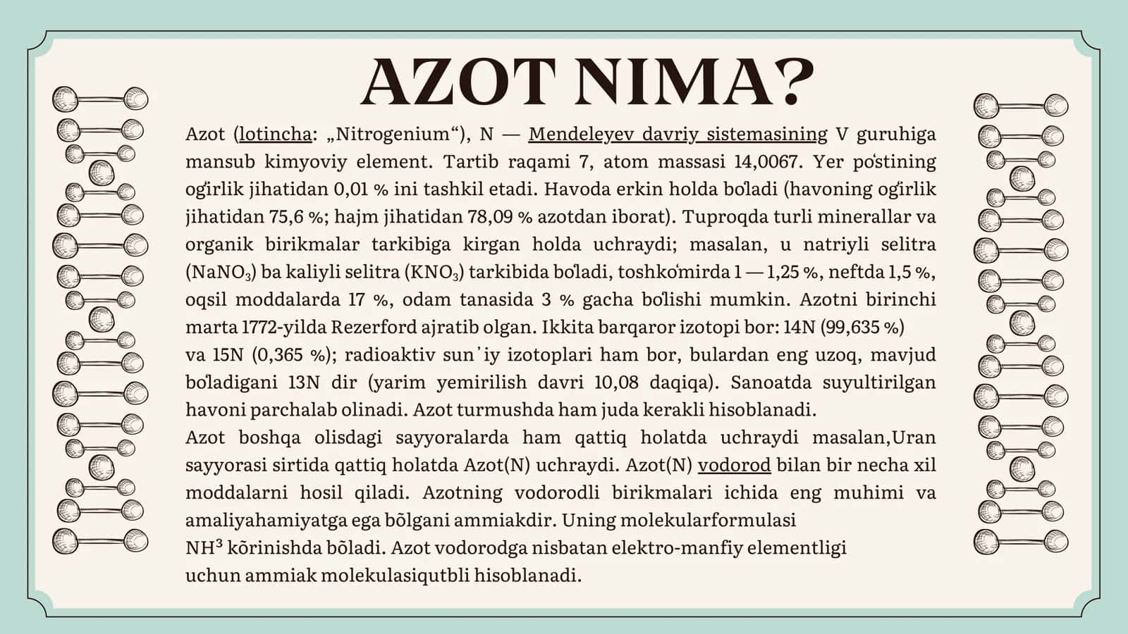 AZOT NIMA? 2