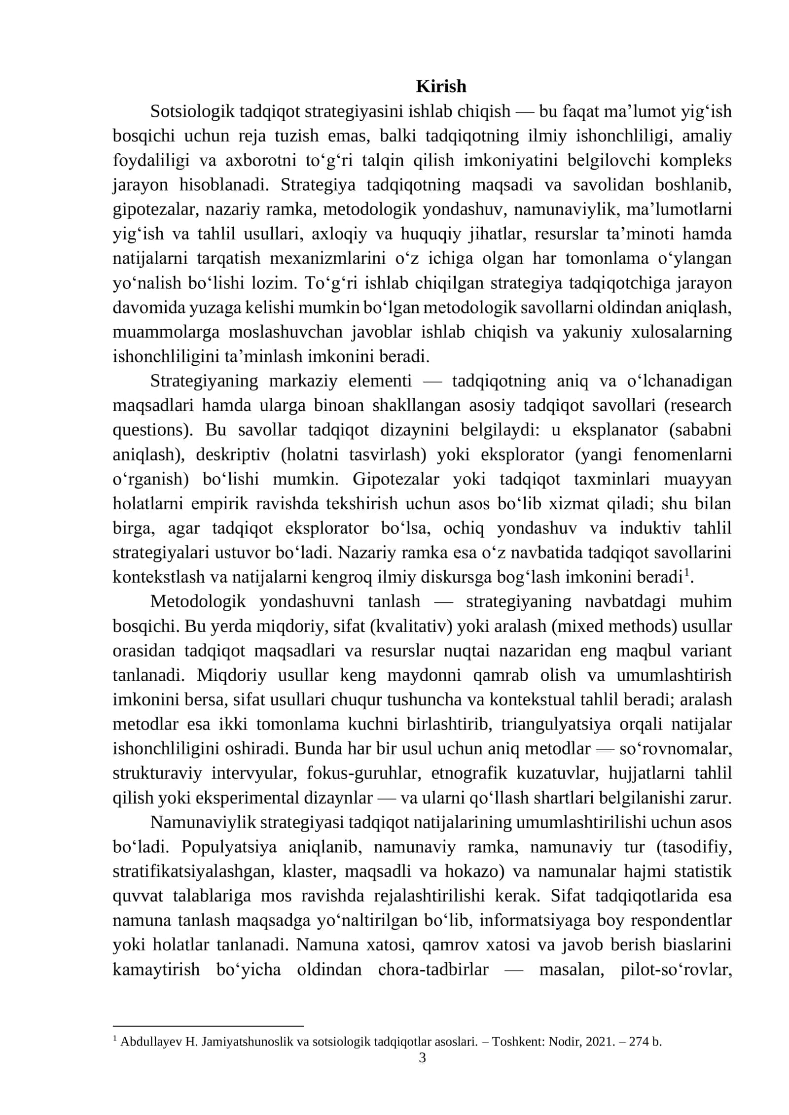 SOTSIOLOGIK TADQIQOT STRATEGIYASINI ISHLAB CHIQISH 2