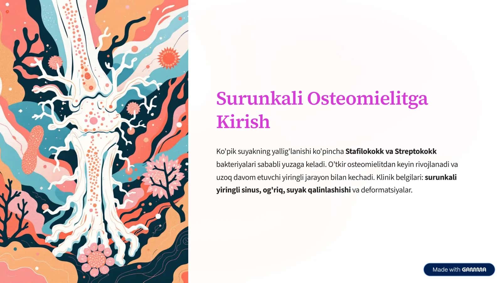 Surunkali Osteomielit: Klinik-Rentgenologik Shakllari va Davolash Tamoyillari 2