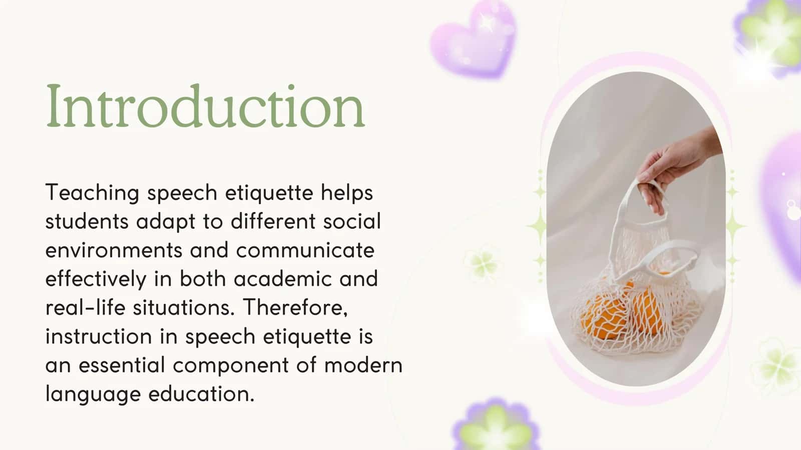 The Concept of Speech Etiquette 2