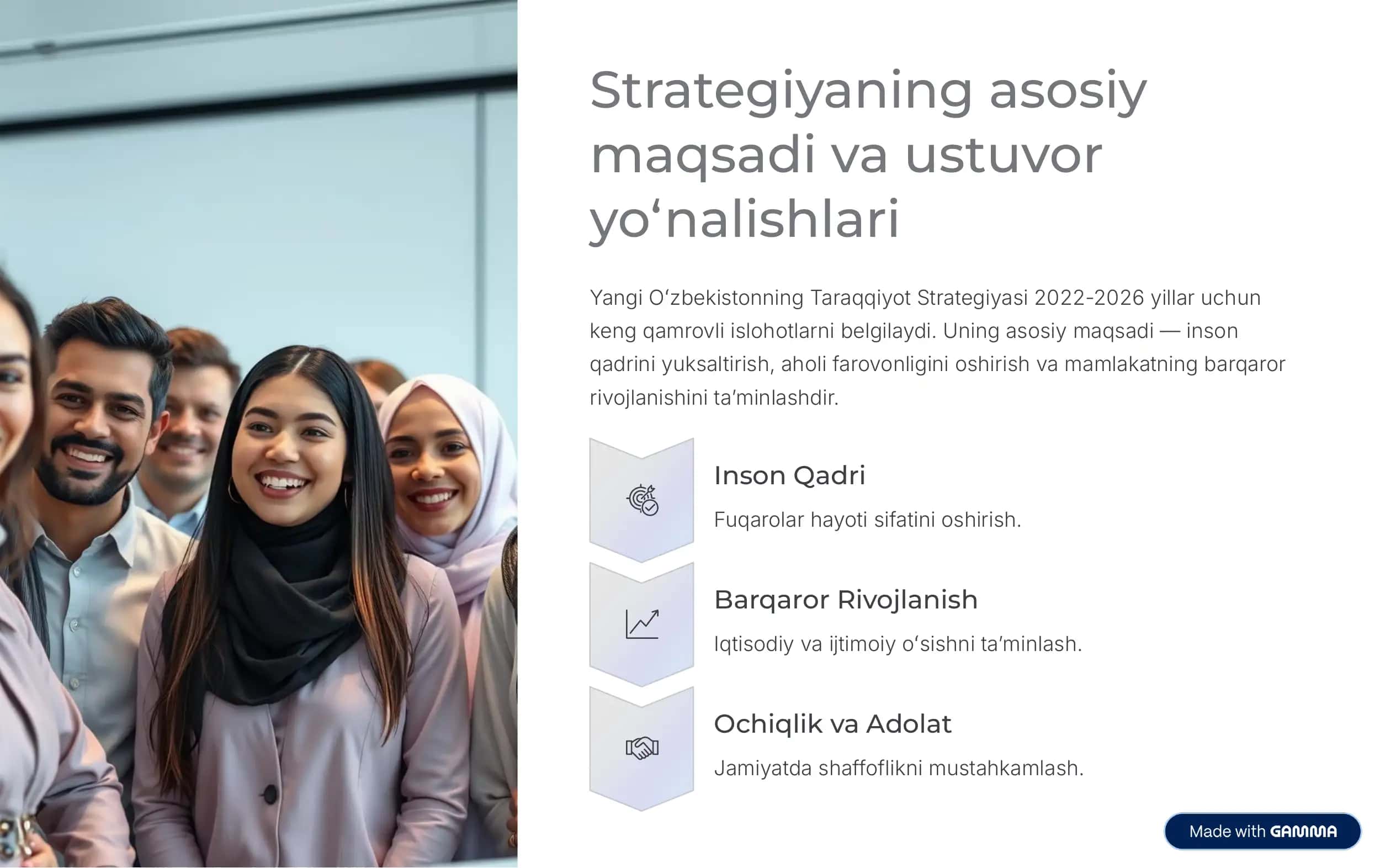 Yangi O‘zbekistonning Taraqqiyot Strategiyasi 2022-2026 yillar 2