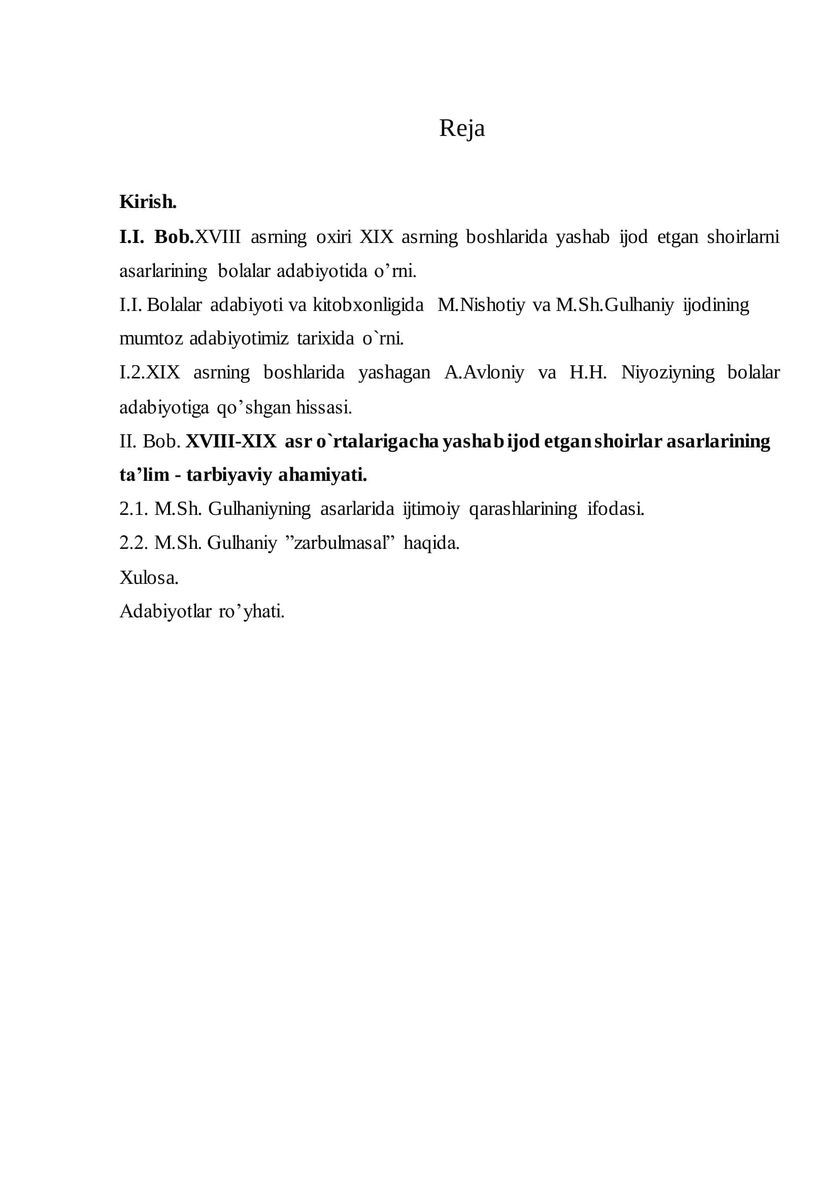 XVIII-XIX asr o`rtalarigacha bo`lgan bolalar adabiyoti 2