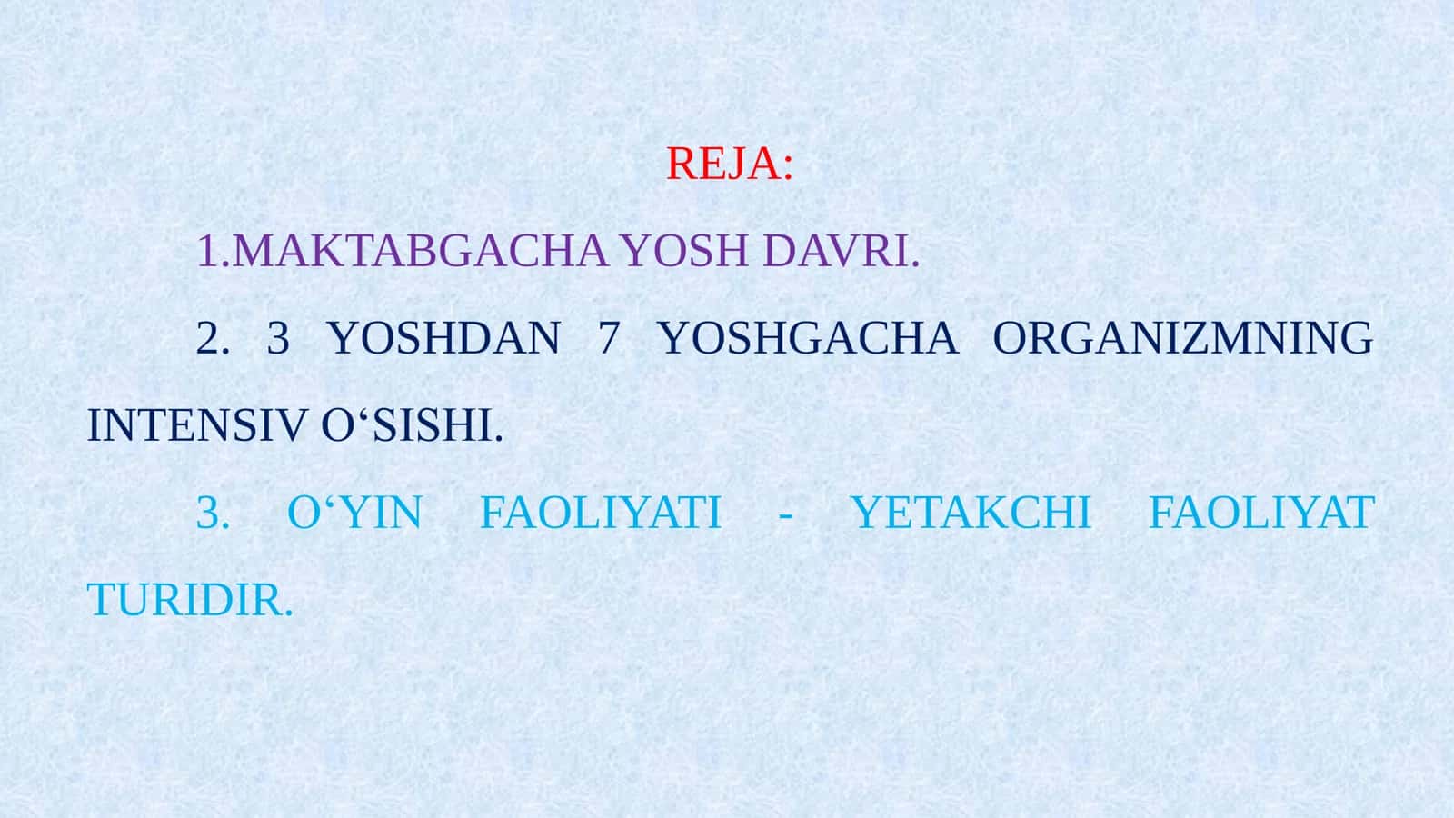 MAKTABGACHA YOSHDAGI BOLALAR PSIXOLOGIYASI 2