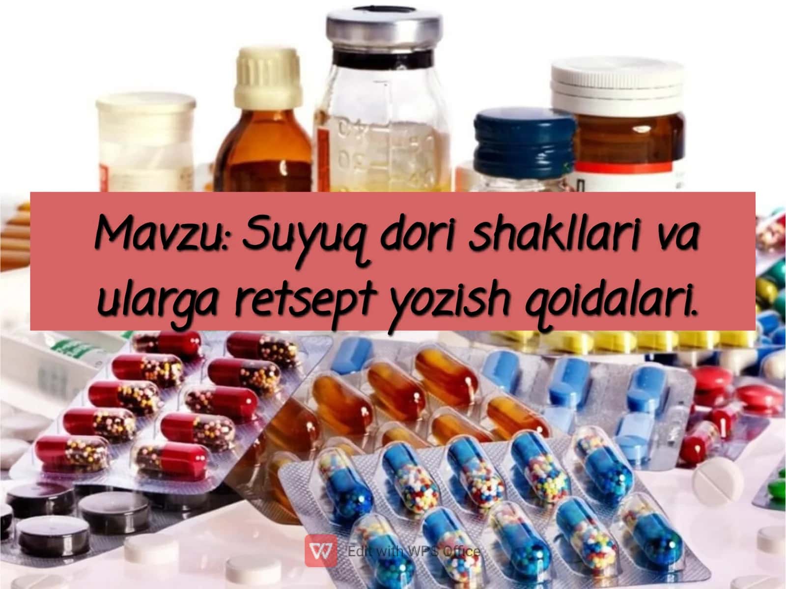 suyuq dori shakllari va ularga retsept yozish 2