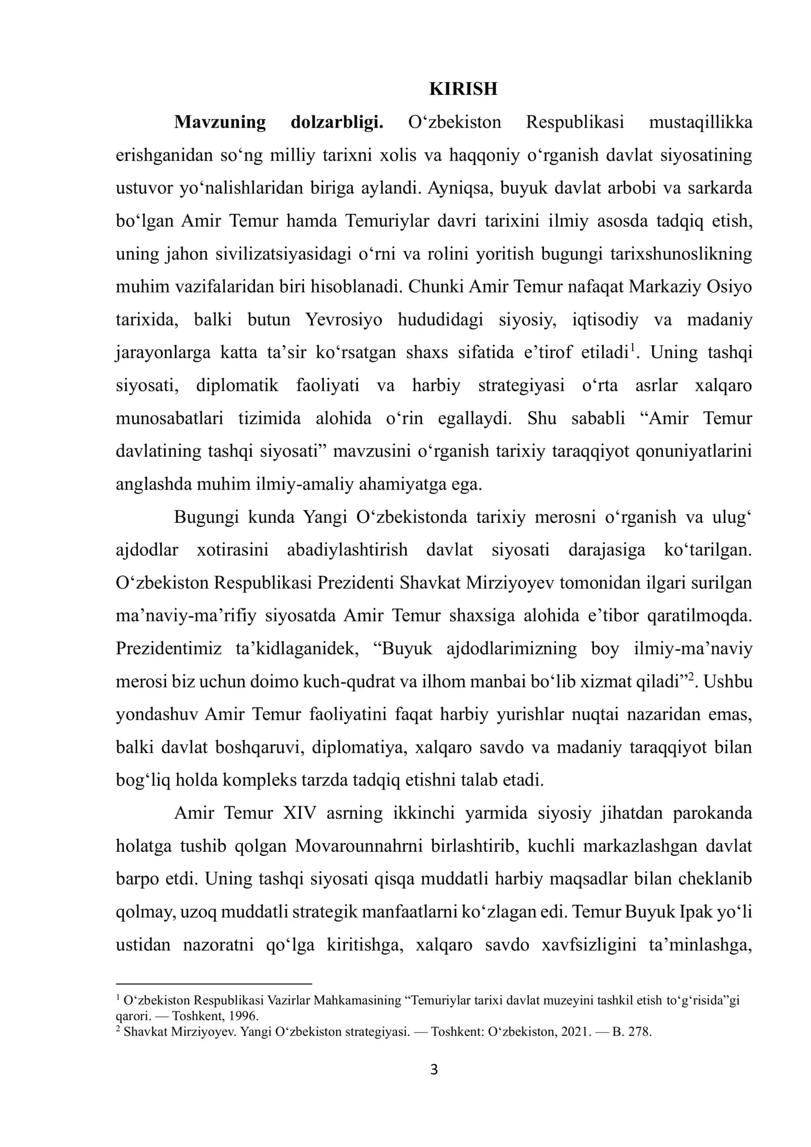 Amir Temur va Temuriylar davlatining gʻarb davlatlari bilan aloqalari 2