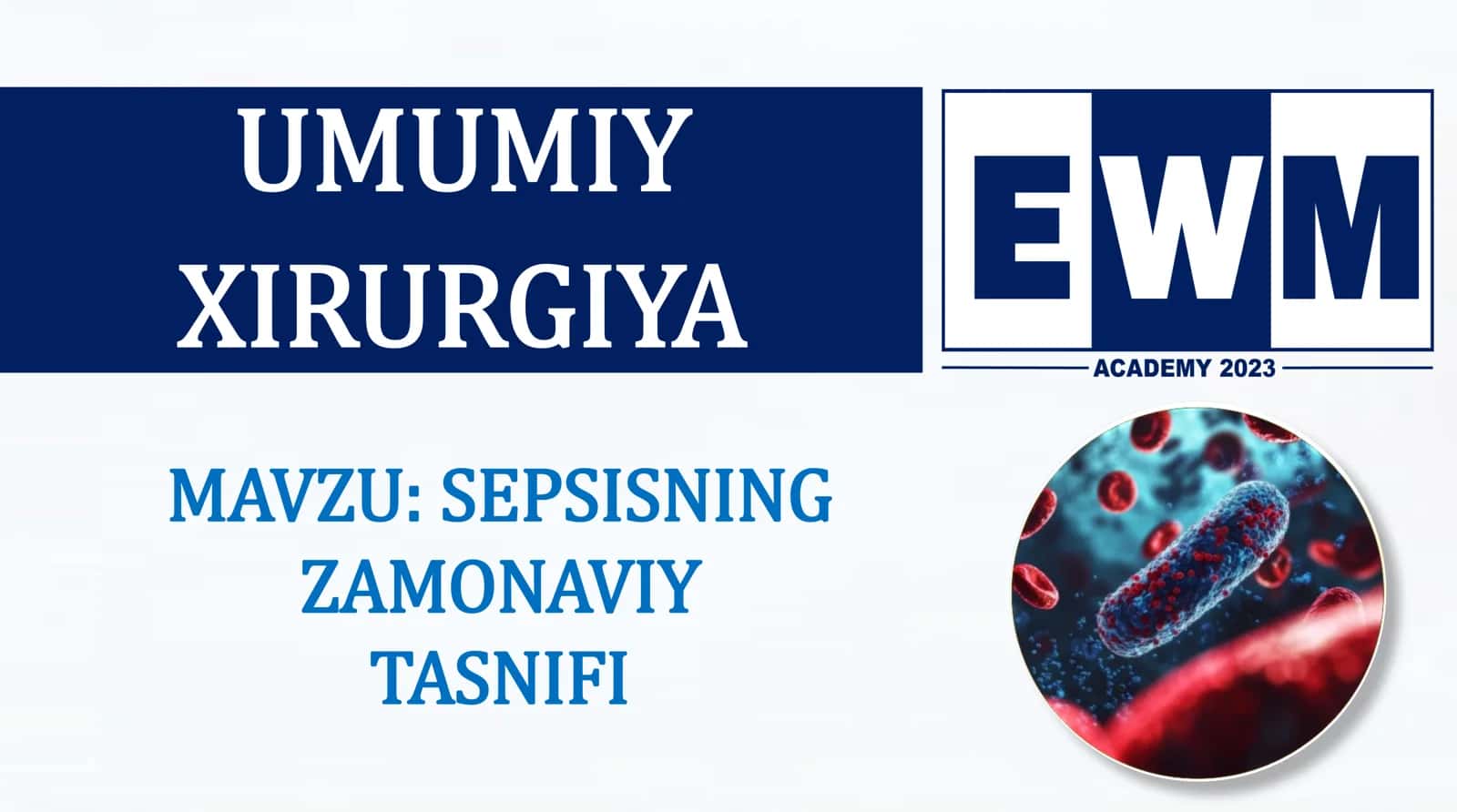 SEPSISNING ZAMONAVIY TASNIFI 2