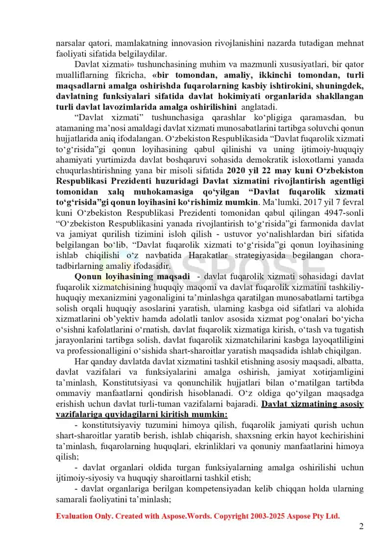 Ijtimoiy-siyosiy boshqaruv jarayonida davlat xizmatchilari karyerasini modellashtirish va boshqarish usullari 2