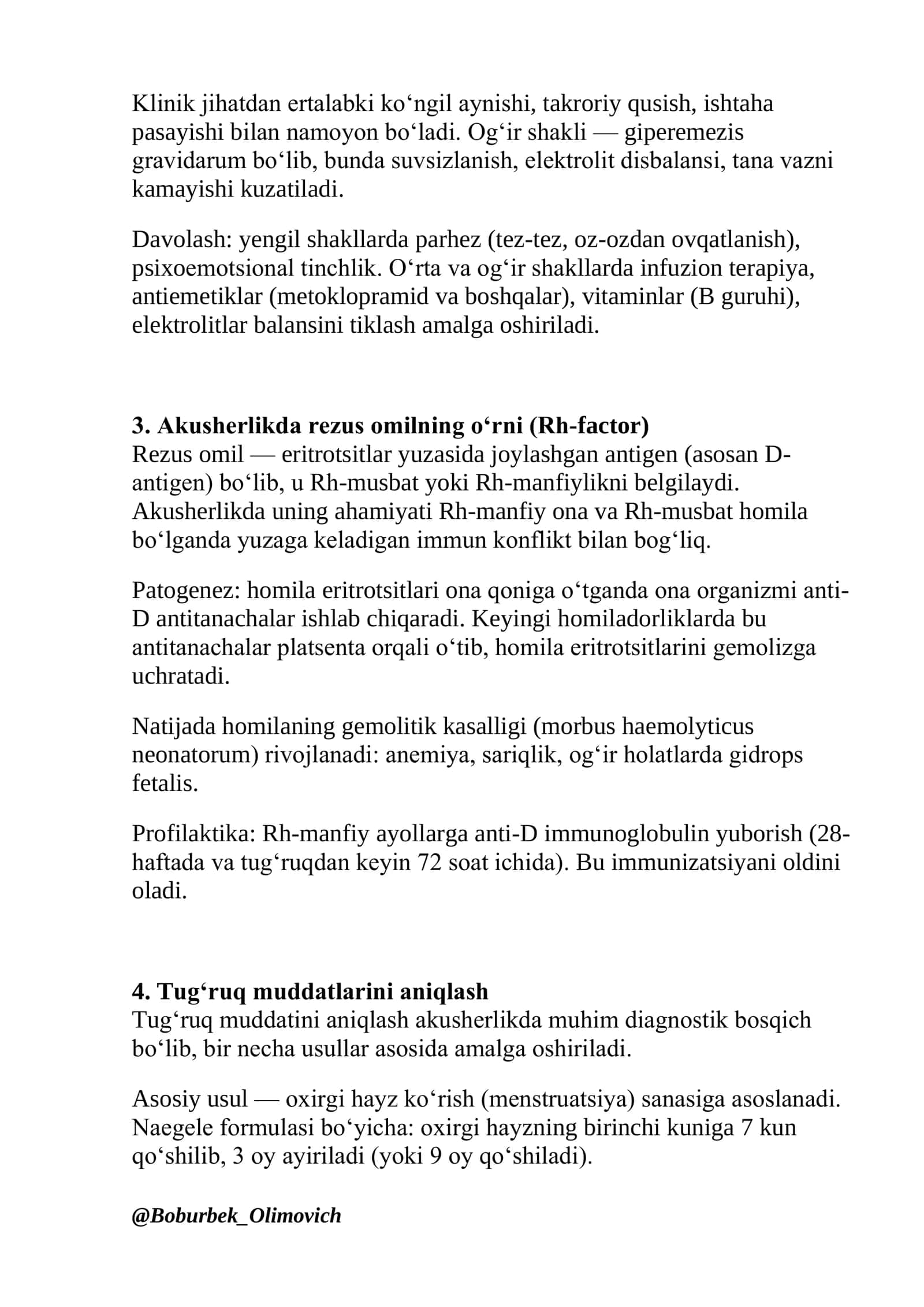 Normal joylashgan yo‘ldoshning barvaqt ko‘chishi (Abruptio placentae) 2
