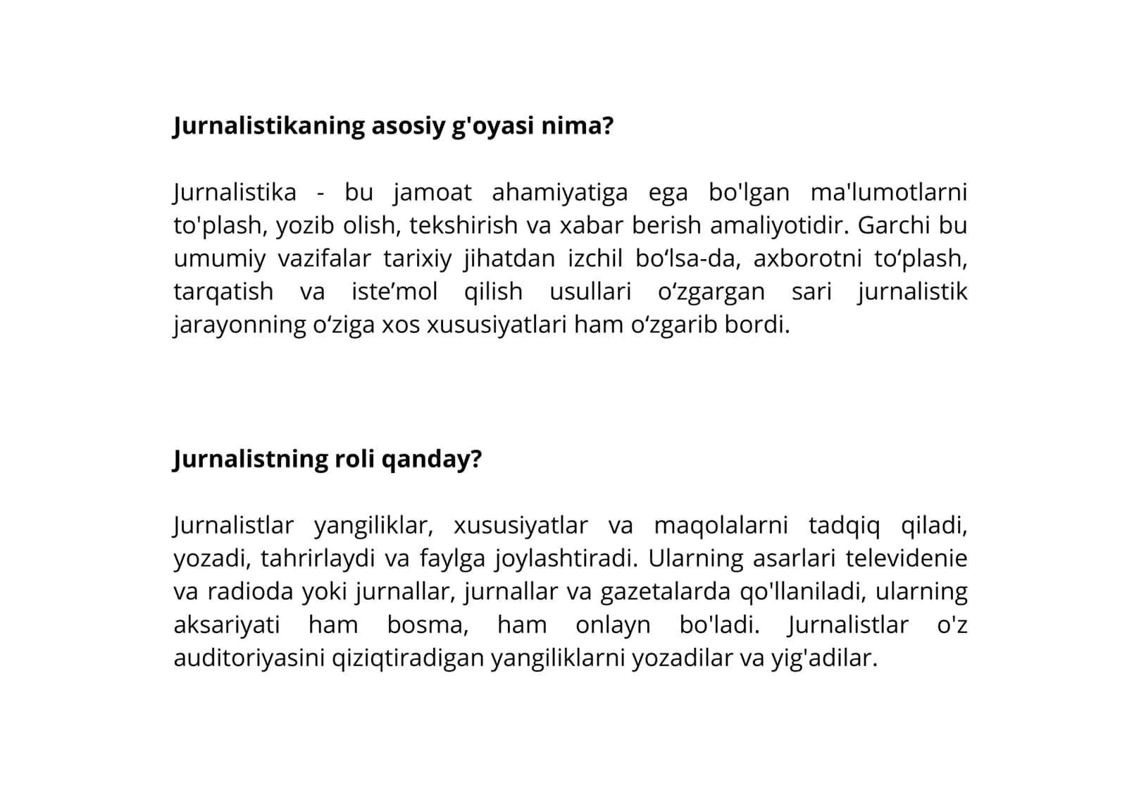Jurnalistika, "feyk yangiliklar" va dezinformatsiya 2
