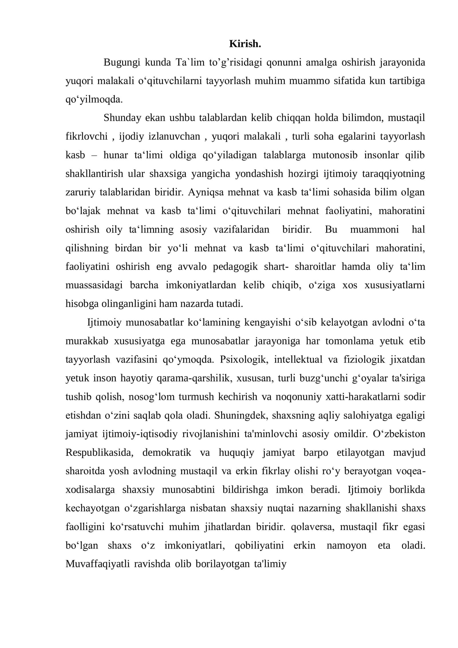 JAMOANI TASHKIL ETISH METODIKASI 2