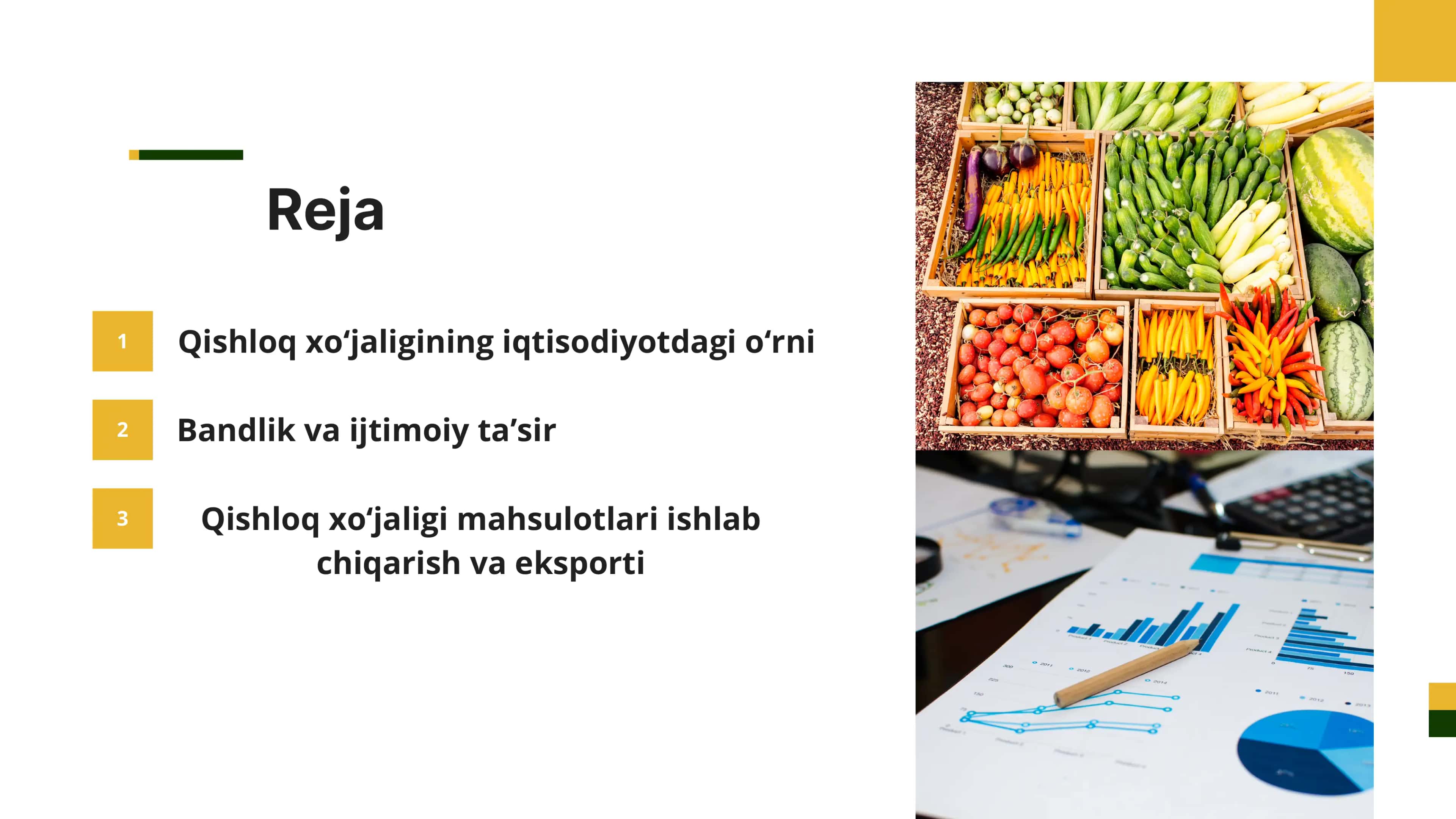 Qishloq xoʻjaligining respublika ijtimoiy iqtisodiyotida tutgan o'rni, 2