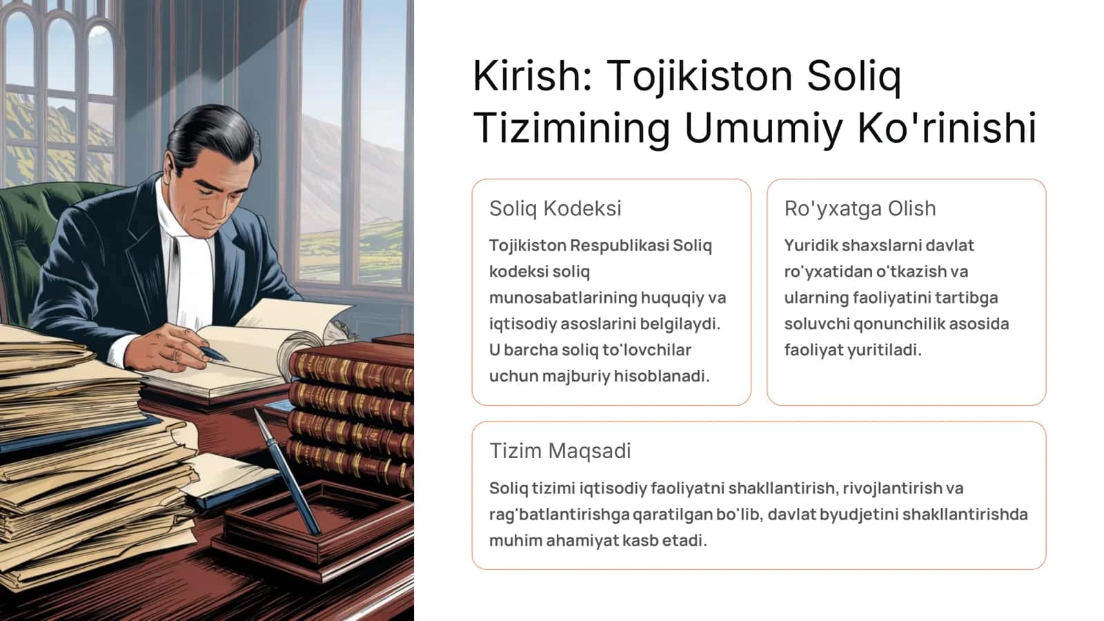 Tojikiston Respublikasida Yuridik Shaxslarni Soliqqa Tortish 2