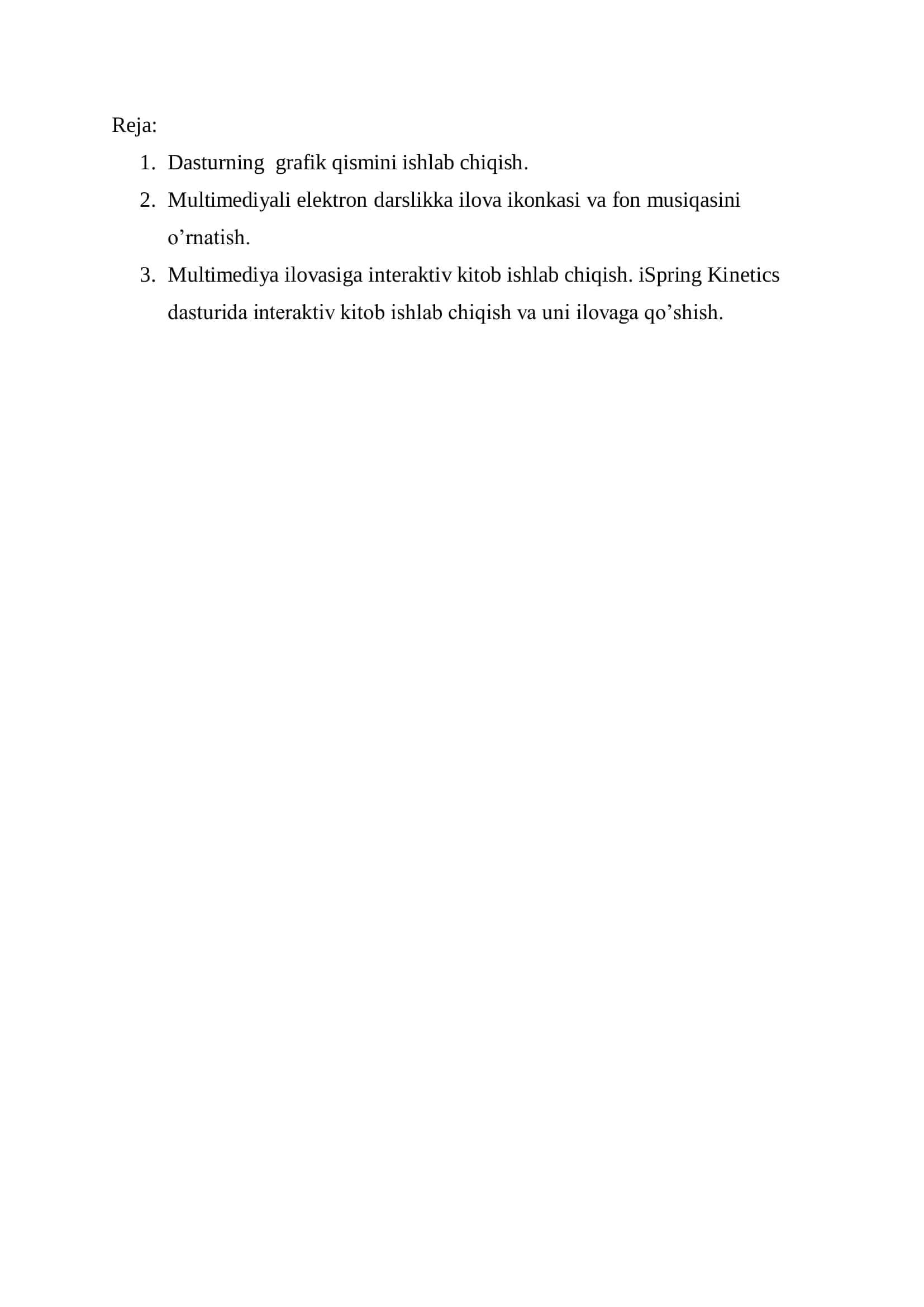6 – sinf tarix darsligi asosida C++ Builder 6 dasturida ishlab chiqish 2