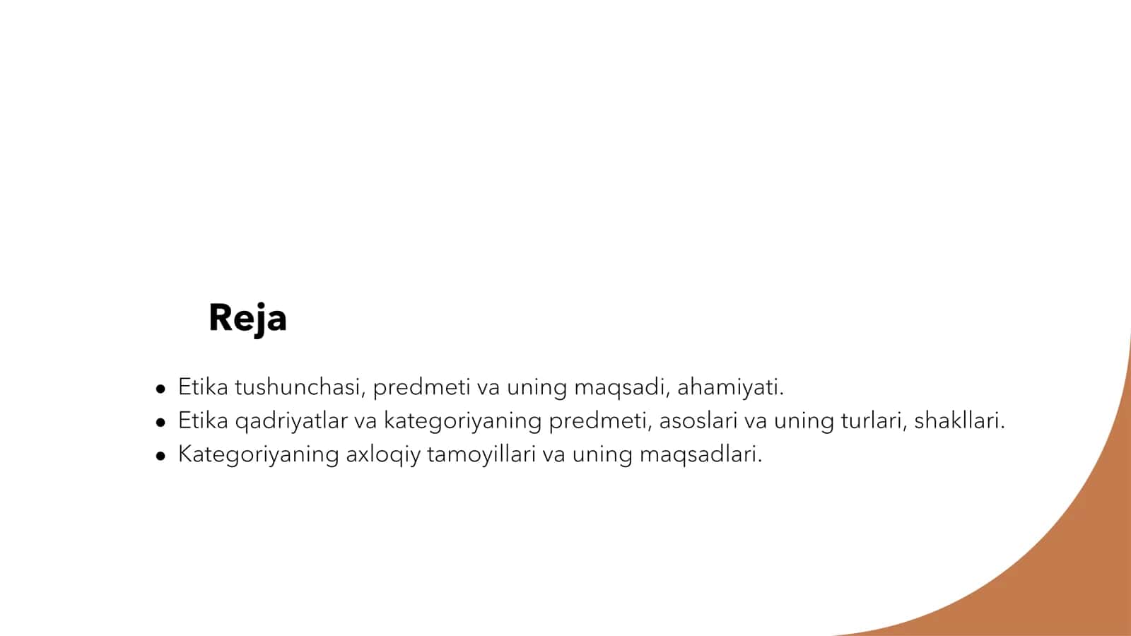 Etika katigoriyalari va uning mohiyati 2