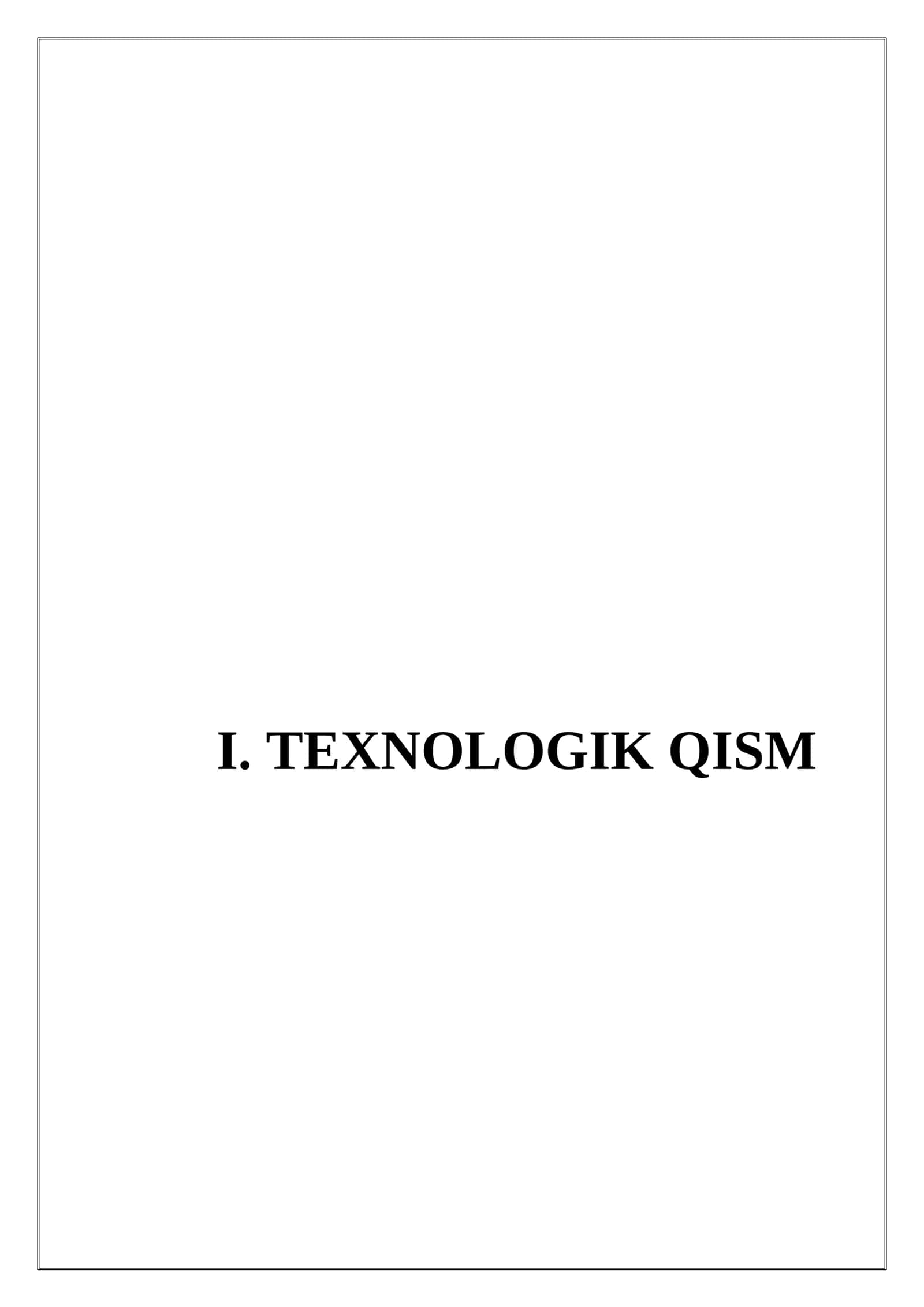 Oxak ishlab chiqarish sexini loyixalash 2