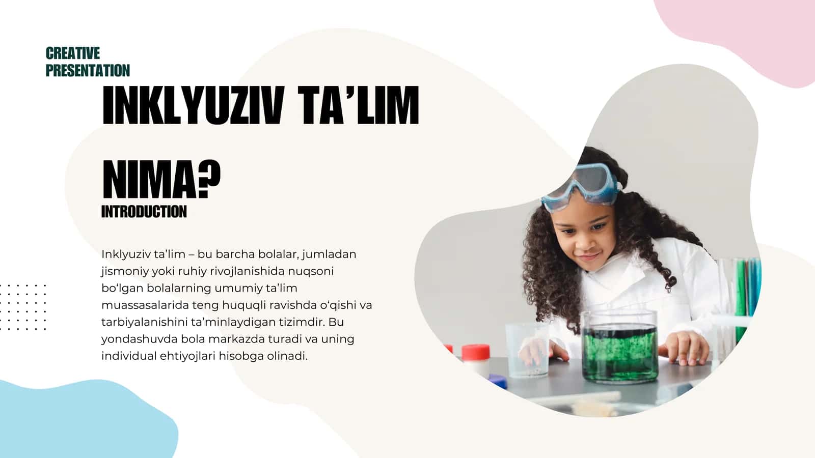 IMKONIYATI CHEKLANGAN BOLALARNI INKLYUZIV TA’LIM VA TARBIYALASH KONSEPSIYASI 2