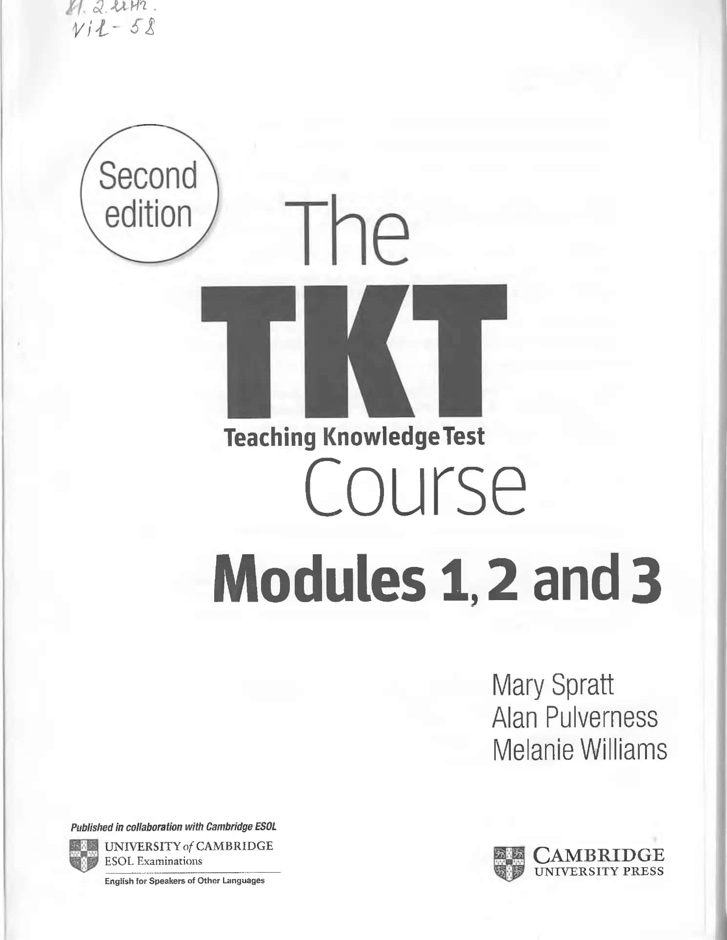 Teaching Knowledge Test Course 2