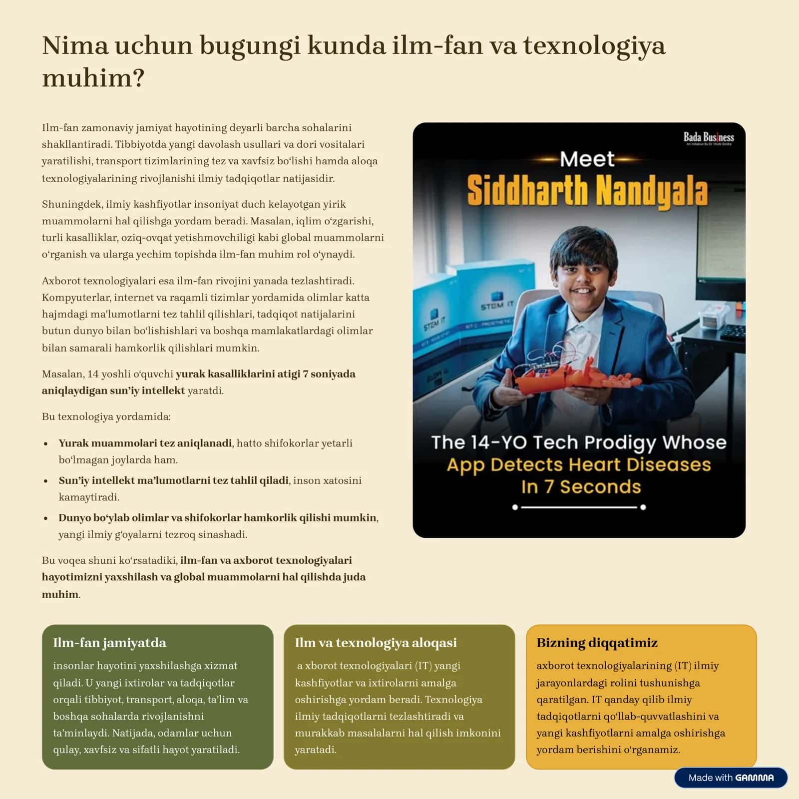 Ilm-fan taraqqiyotida axborot texnologiyalarining ahamiyati 2