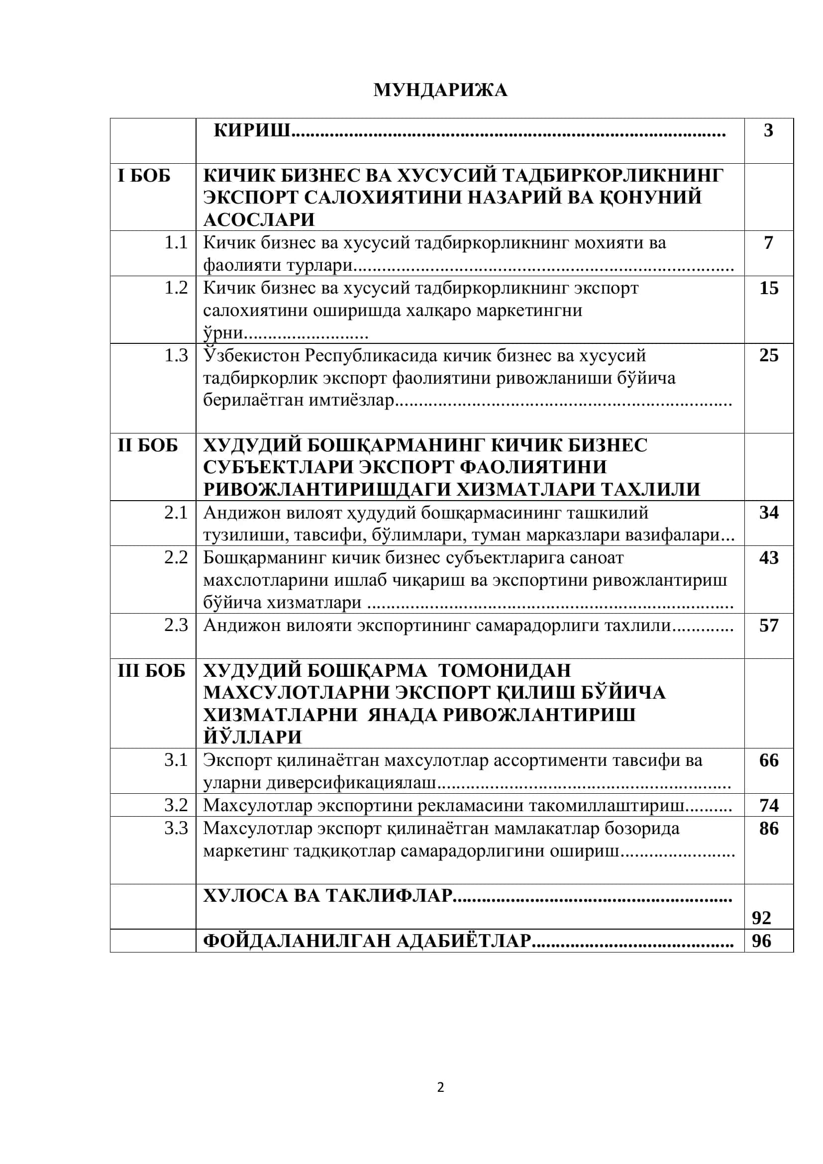 МАРКЕТИНГ ТАЪЛИМ ЙЎНАЛИШИ БЎЙИЧА БИТИРУВЧИ 2