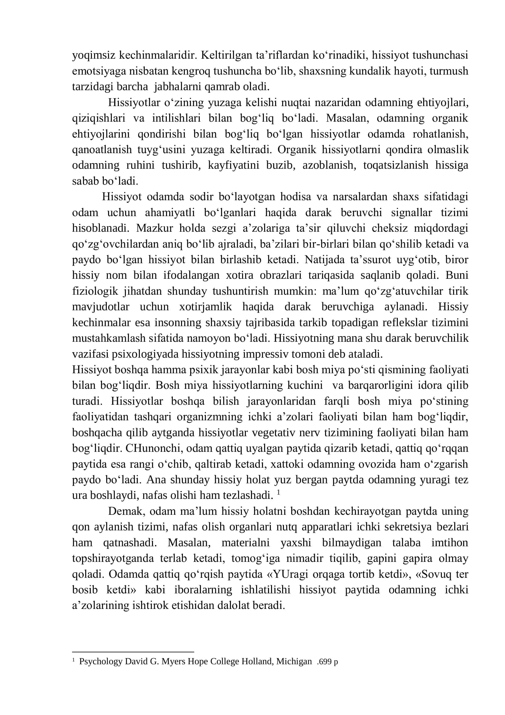 SHAXSNING HISSIY-IRODAVIY SOHASI 2