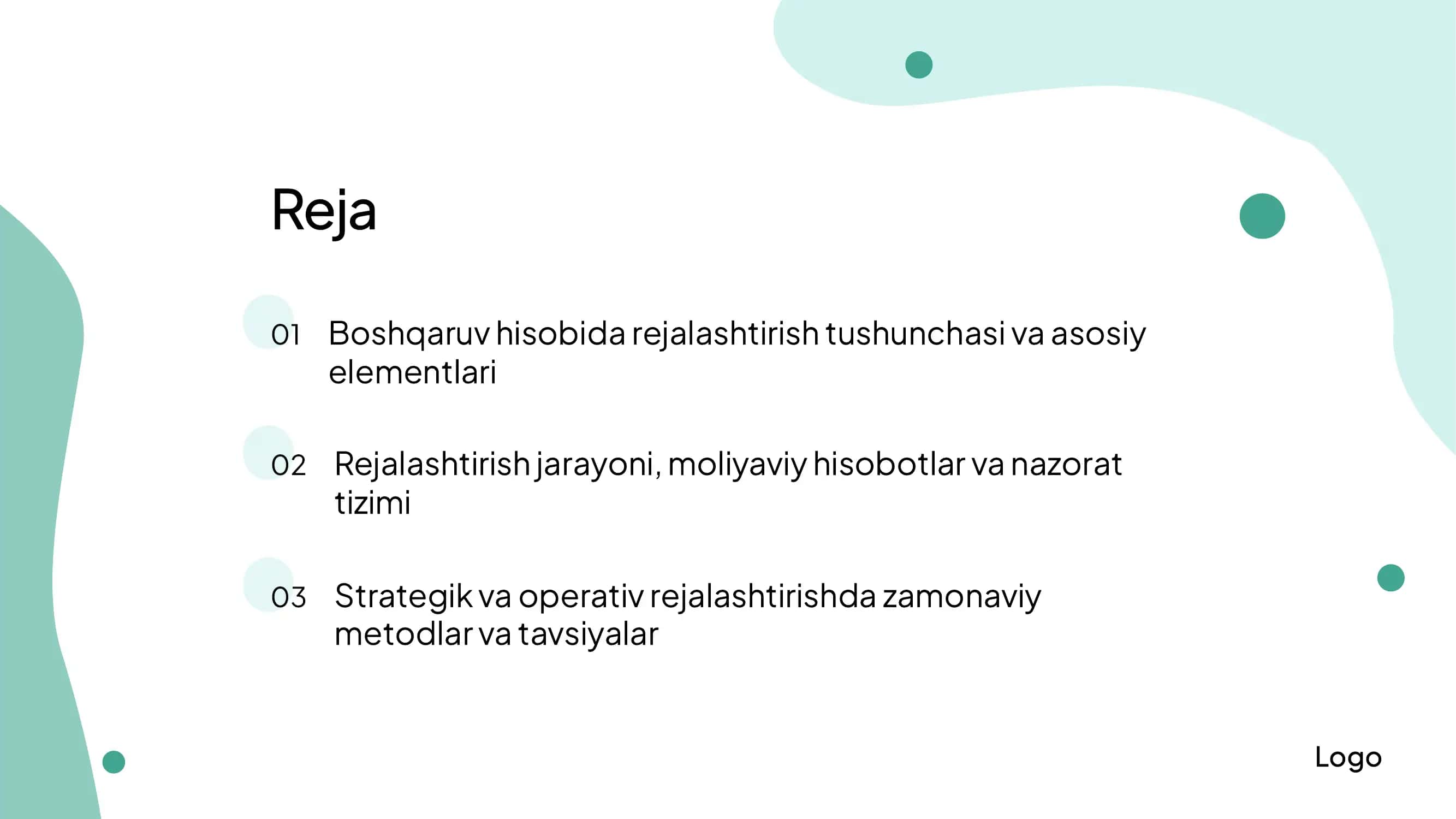 Boshqaruv Rejalashtirishning Asosiy Elementlari 2