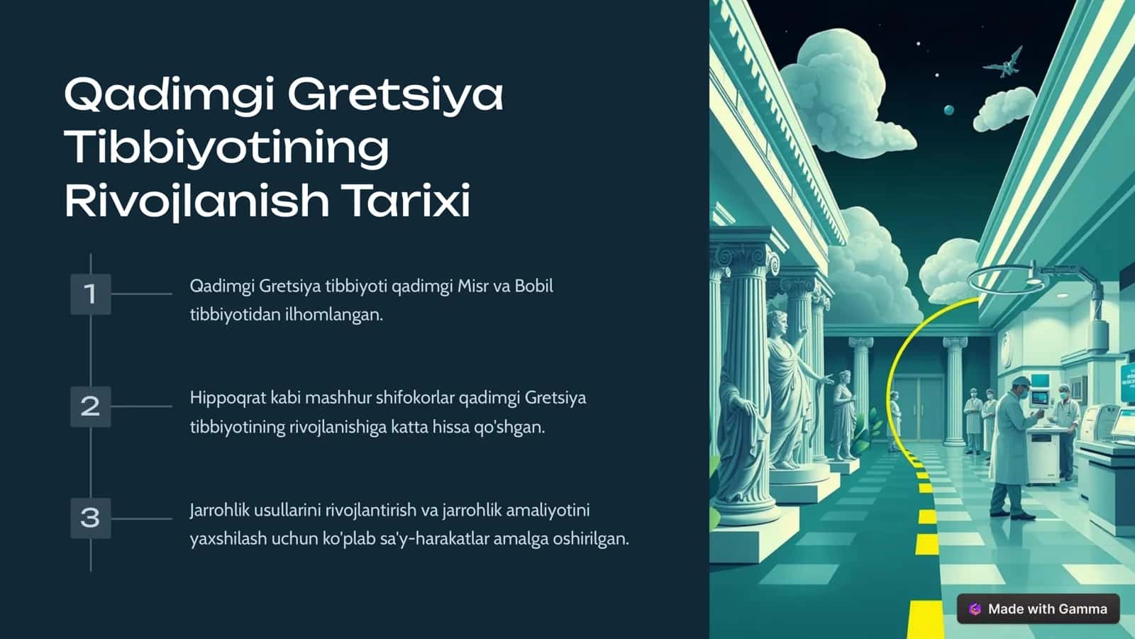 Qadimgi Gretsiya Tibbiyotining Rivojlanish Tarixi 2