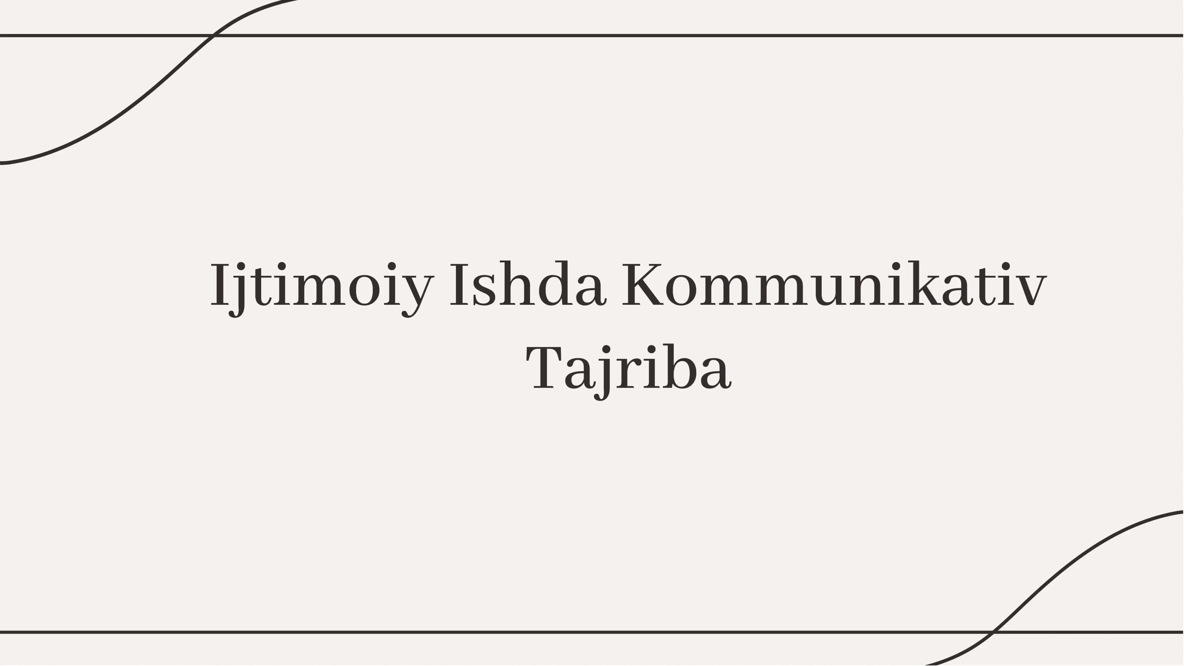 Ijtimoiy Ishning Etik Prinsiplari va Qadriyatlari 2